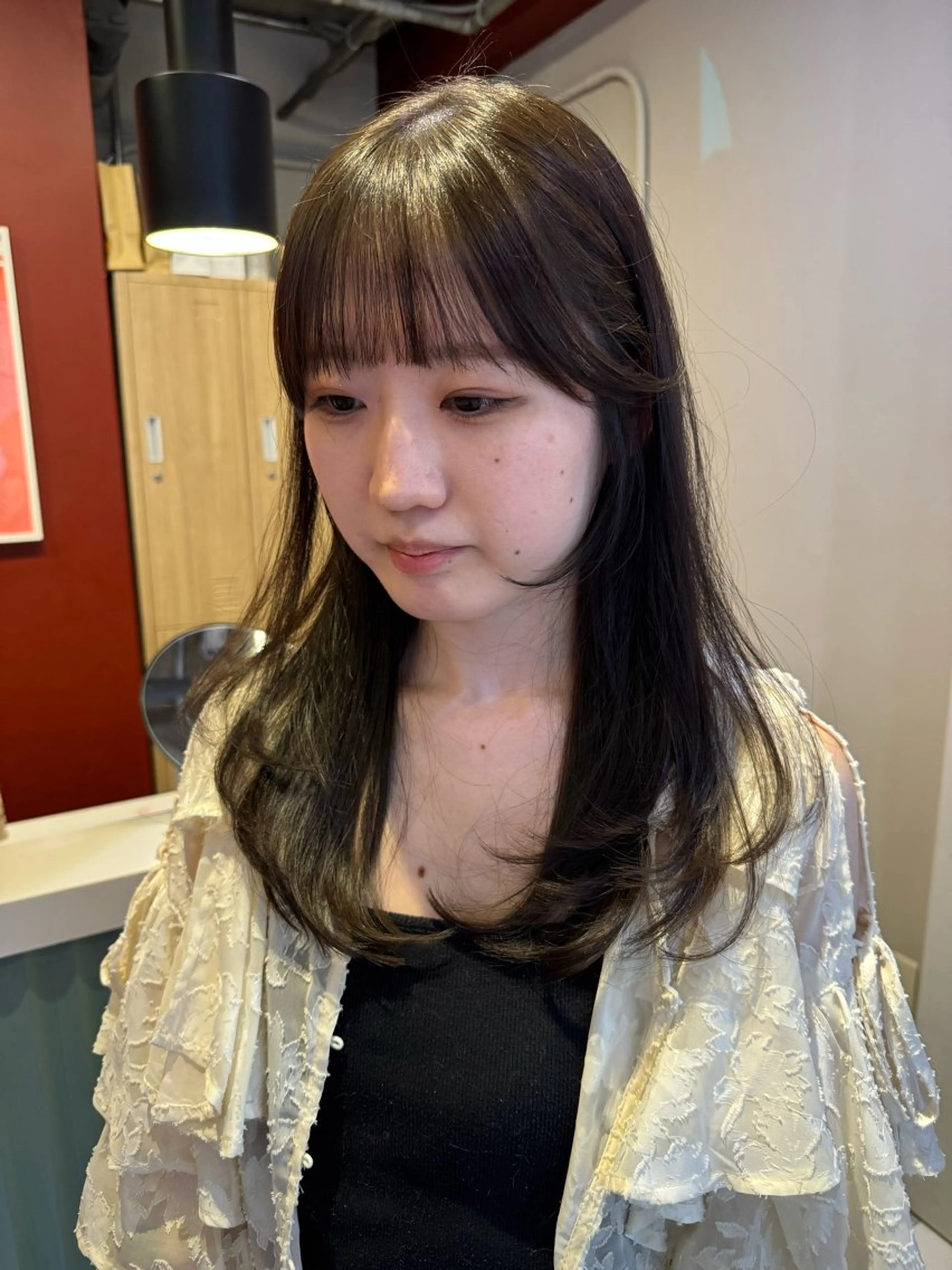 セミロング カラー 鈴木駿介 レイヤーカットのヘアスタイル