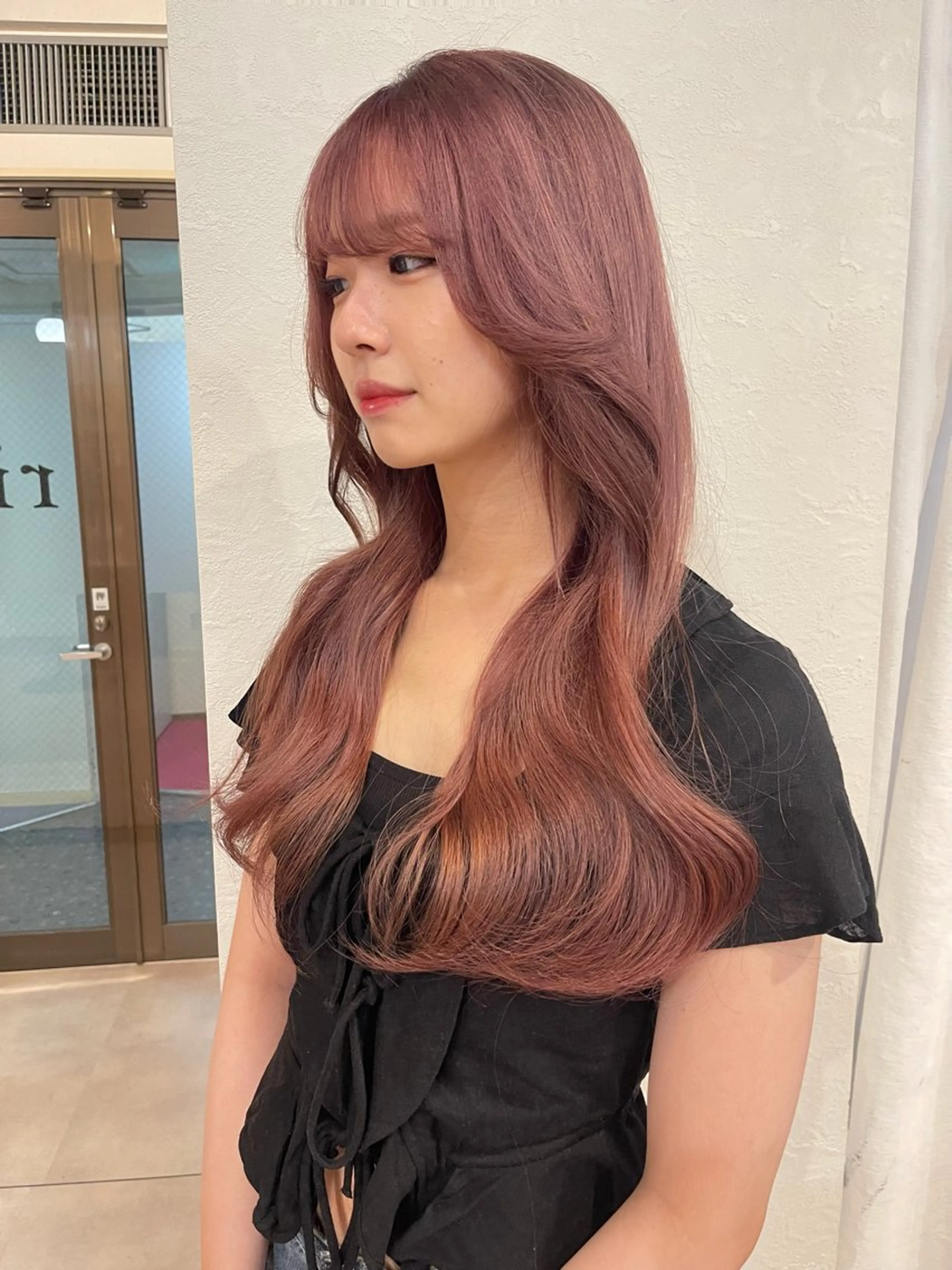 ロング ピンクラベンダー ヘアカラー maho /riToのヘアスタイル