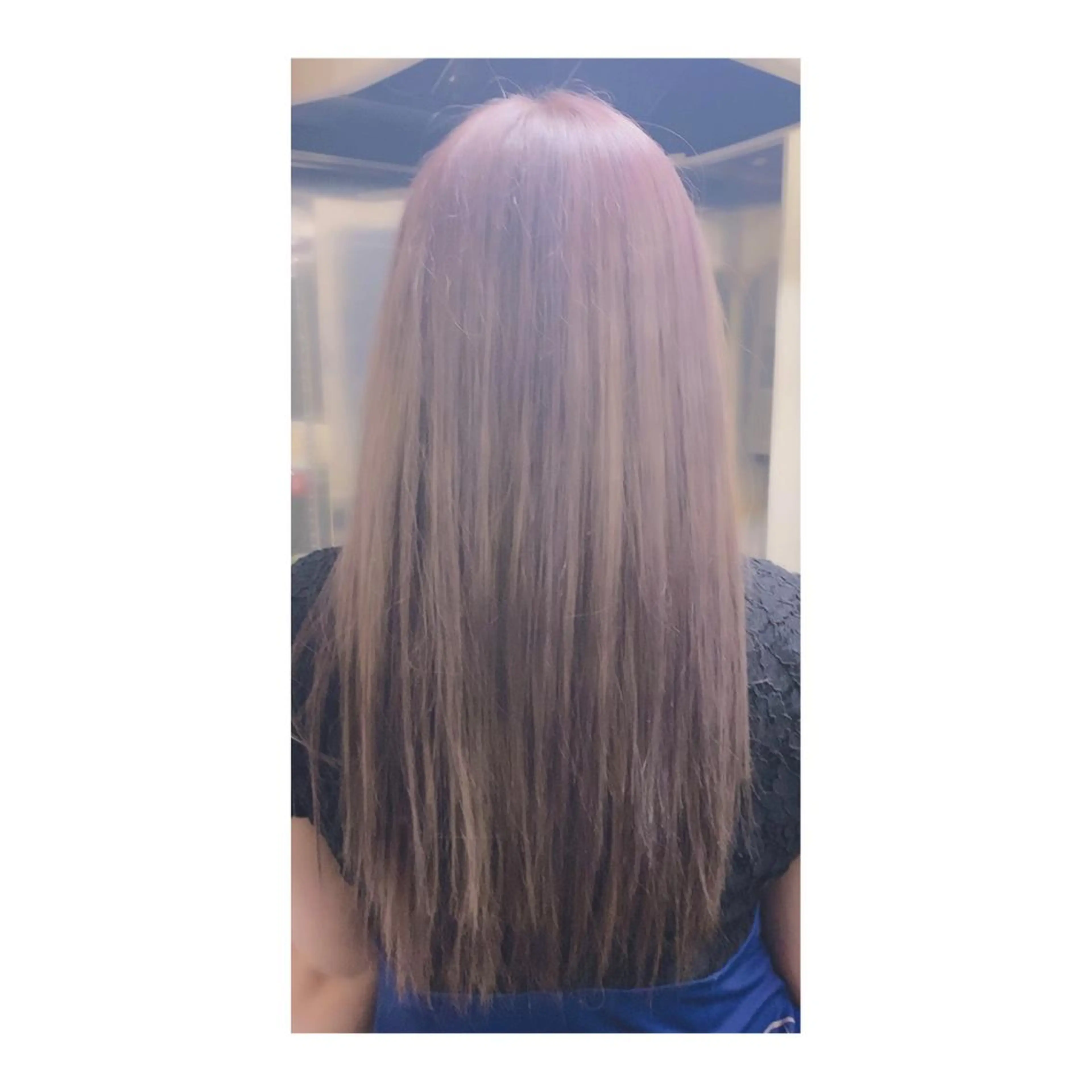 ロング カラー アッシュ ブリーチ ラベンダーカラー ラベンダーアッシュ ピンクカラー ハイライト/インナー /ブリーチ/レイヤーのヘアスタイル