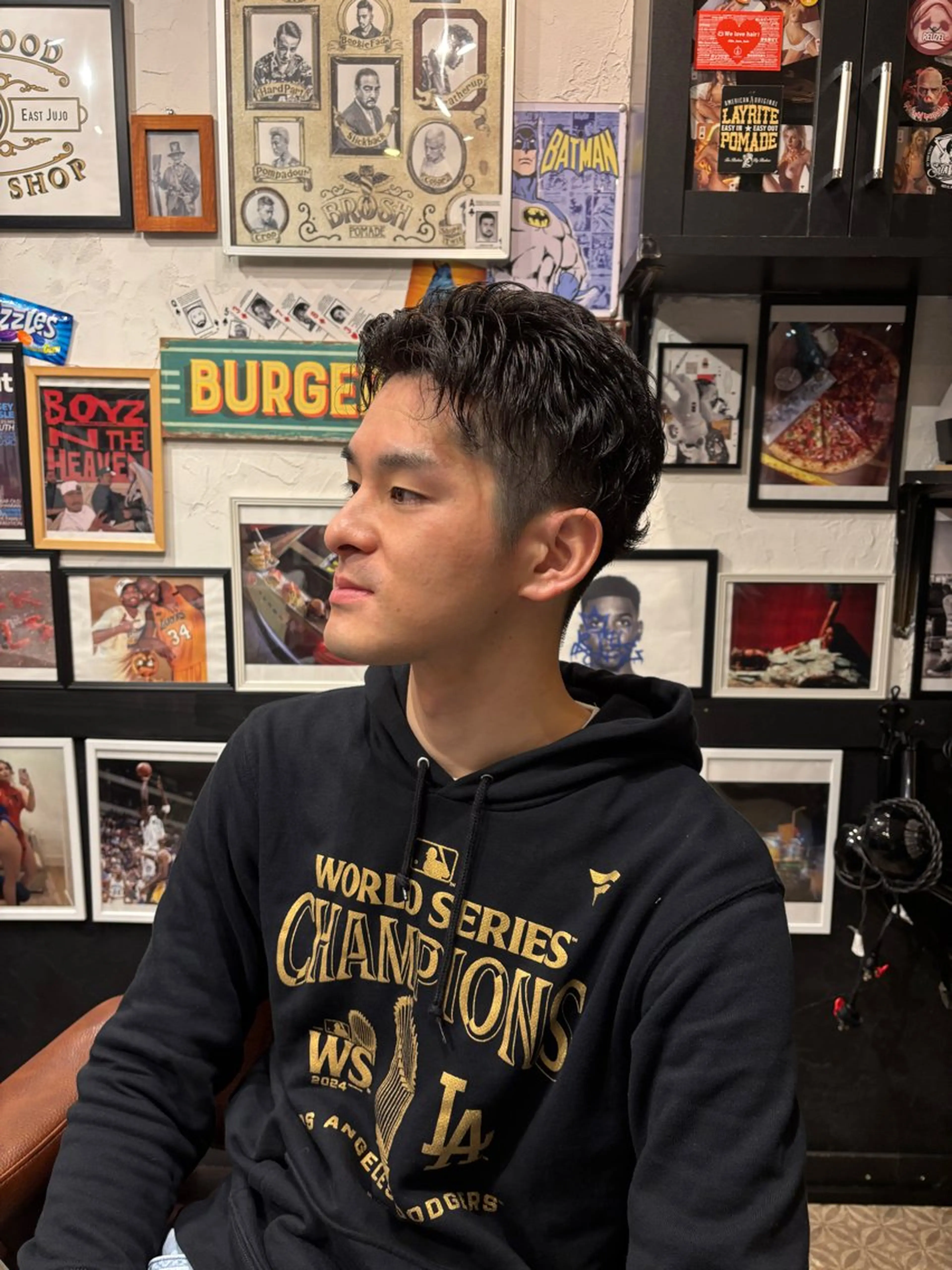 ショート パーマ メンズ CribHoodbarbershop所属・白井 昇太のヘアスタイル