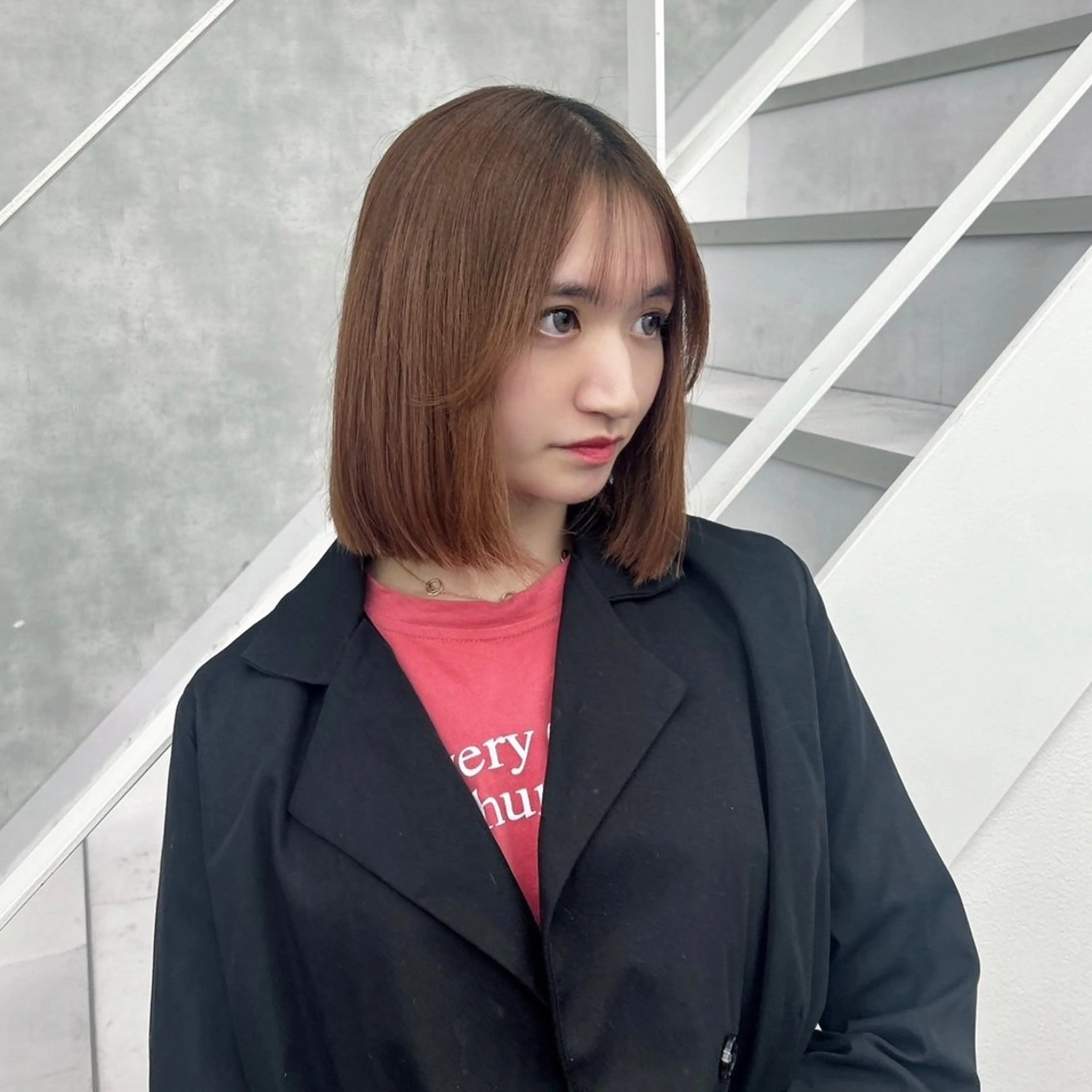 ショート MAEUL NAGOYA所属・⛓ワンホンレイヤー 🥀🖤/あいりのヘアスタイル