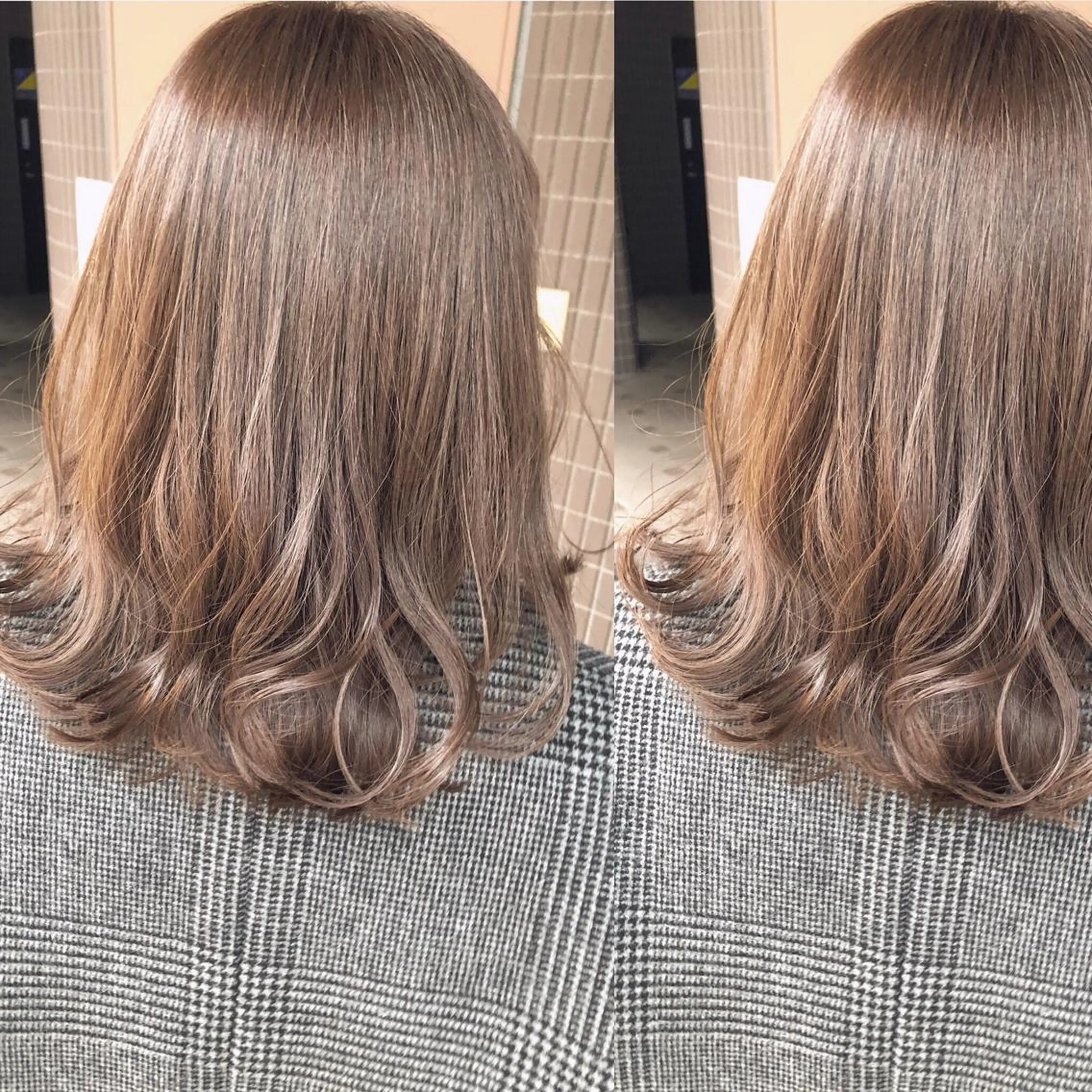 カラー アッシュ ラベンダーカラー ラベンダーアッシュ 後藤 陽花子のヘアスタイル