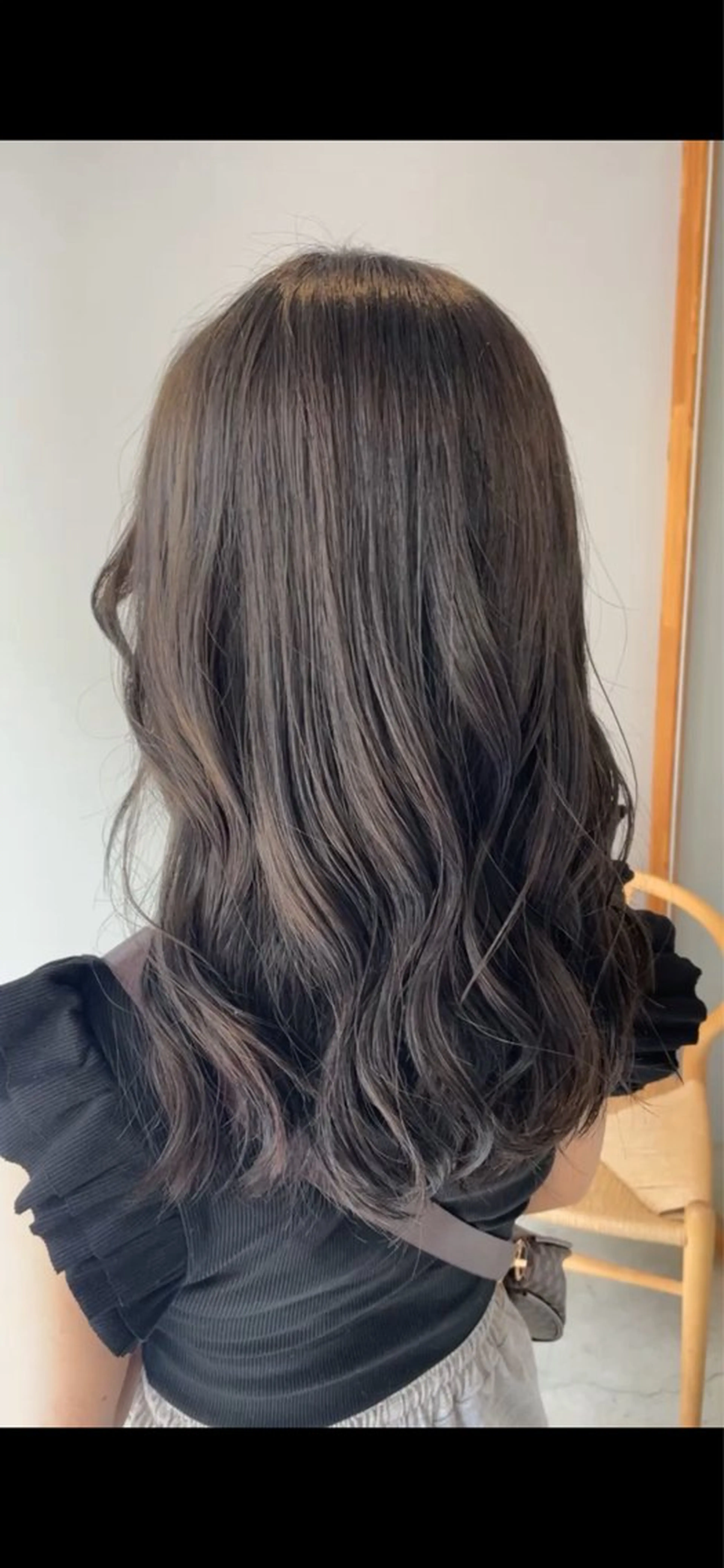 セミロング カラー ブリーチ 透明感カラー ブリーチなしカラー ヘアカラー nagano saraのヘアスタイル