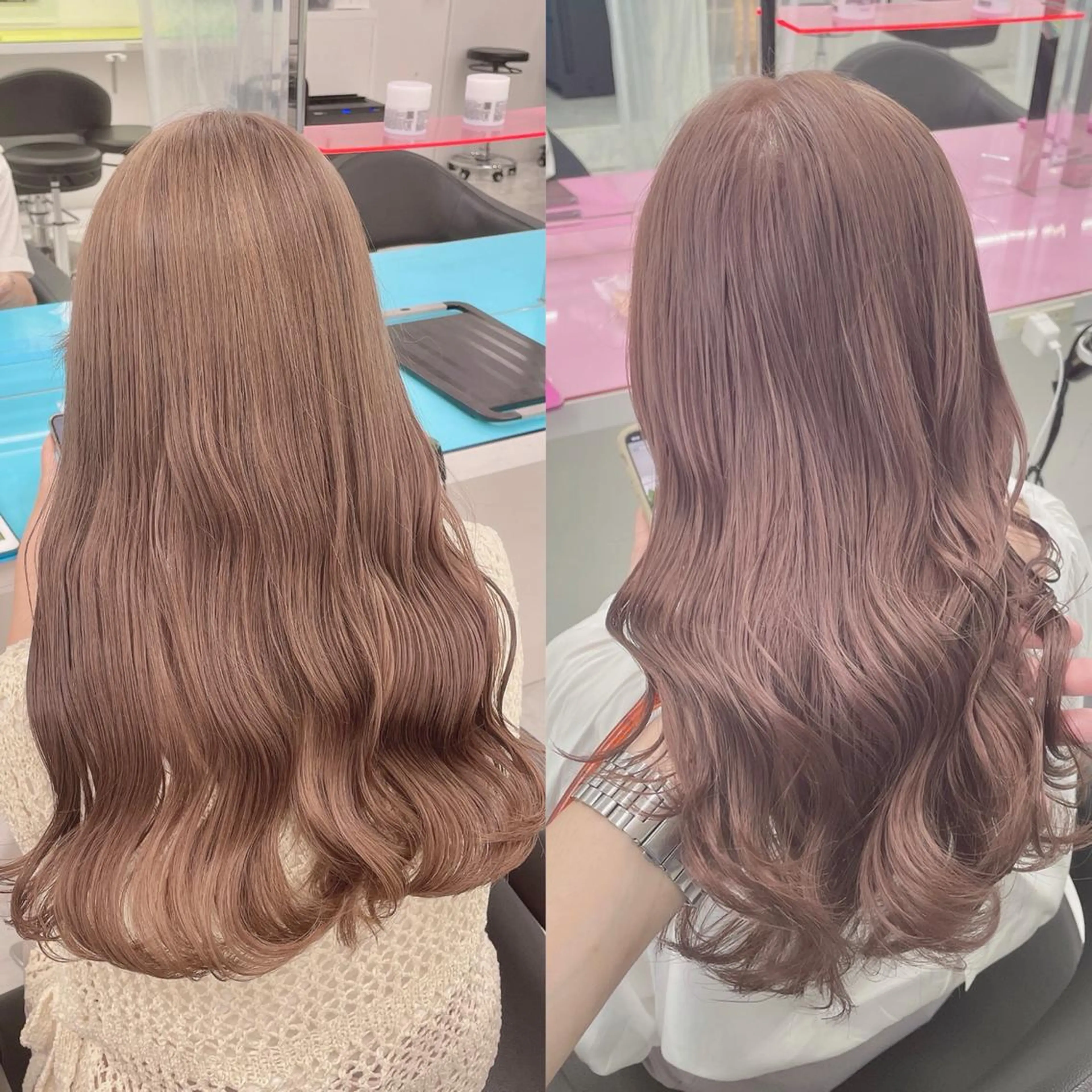 カラー ミルクティーカラー イイサカシュンスケのヘアスタイル