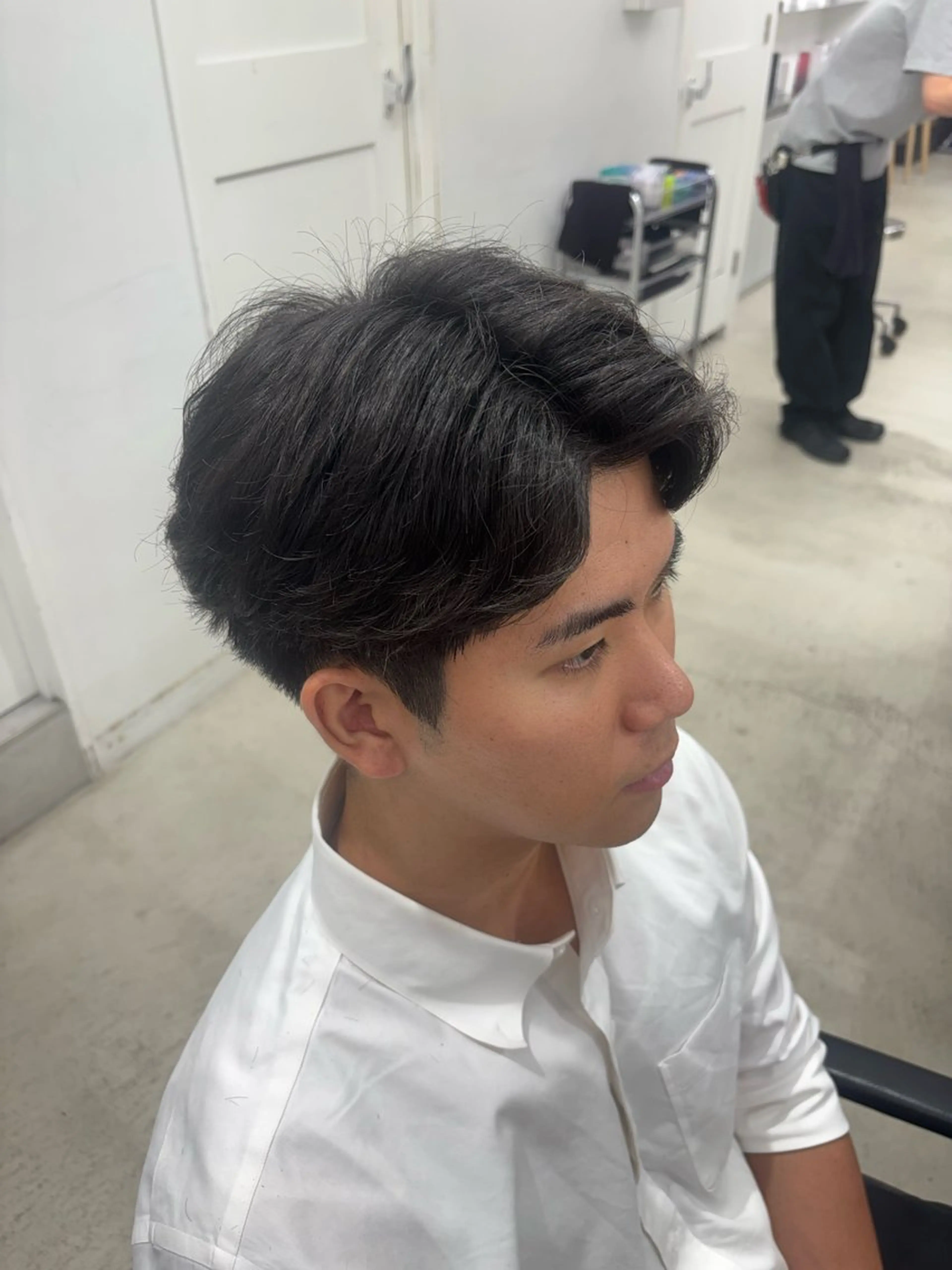 ショート パーマ メンズ カット パーマ 名古屋メンズパーマ /松井生のヘアスタイル