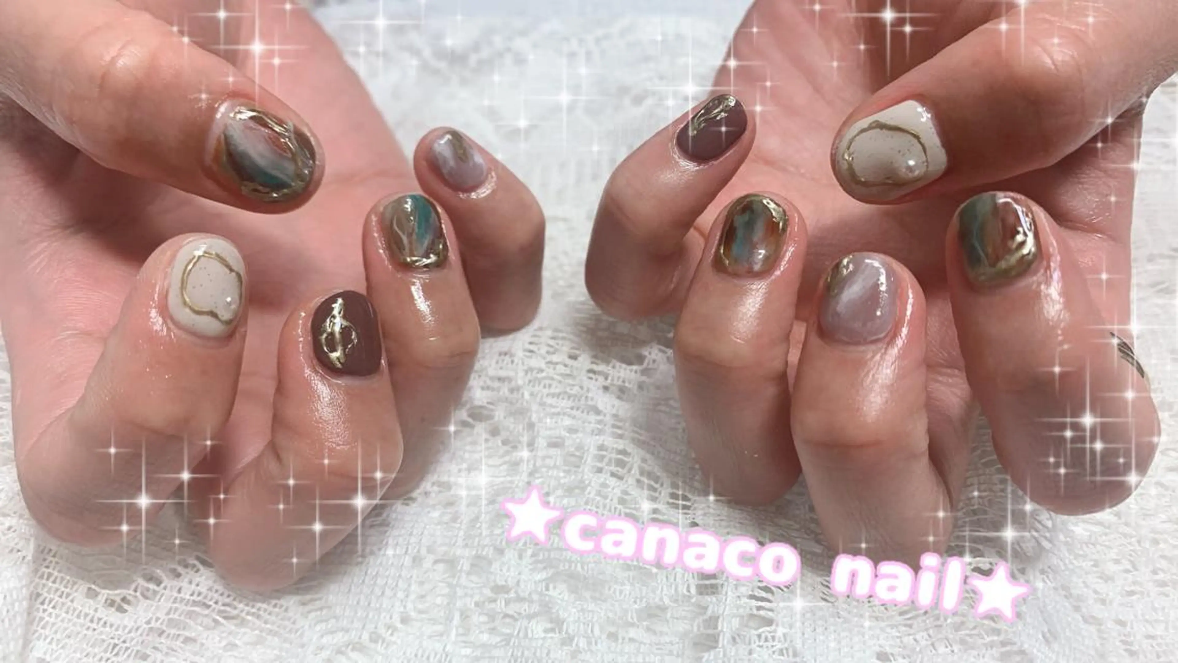 ネイル アートネイル ジェルネイル ニュアンスネイル パラジェル ストーンネイル ハンドネイル ハンドケア Felice所属・ベテランネイル cnc  nailのネイルデザイン