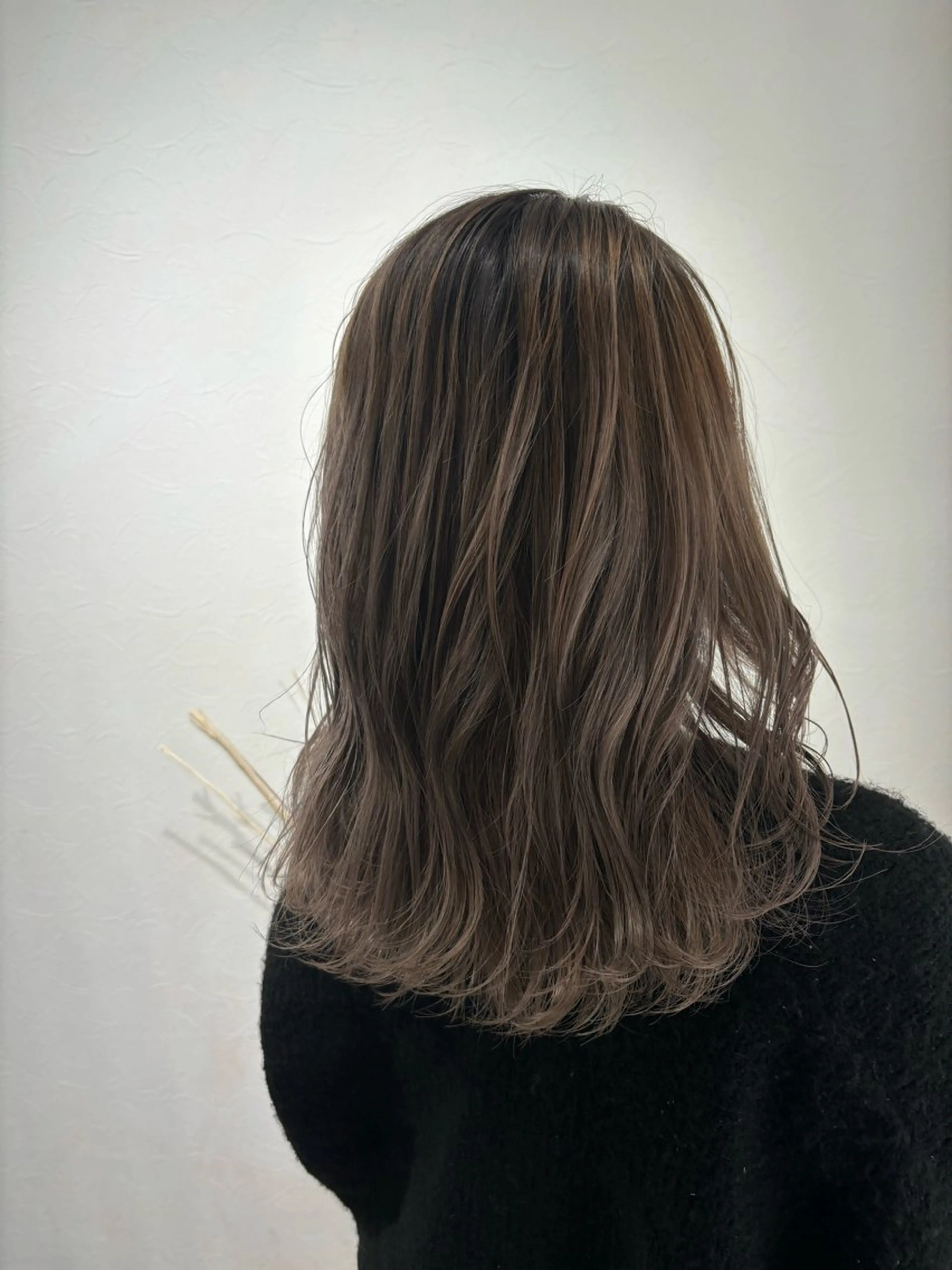 セミロング ヘアカラー ROSSO ✂︎officialのヘアスタイル