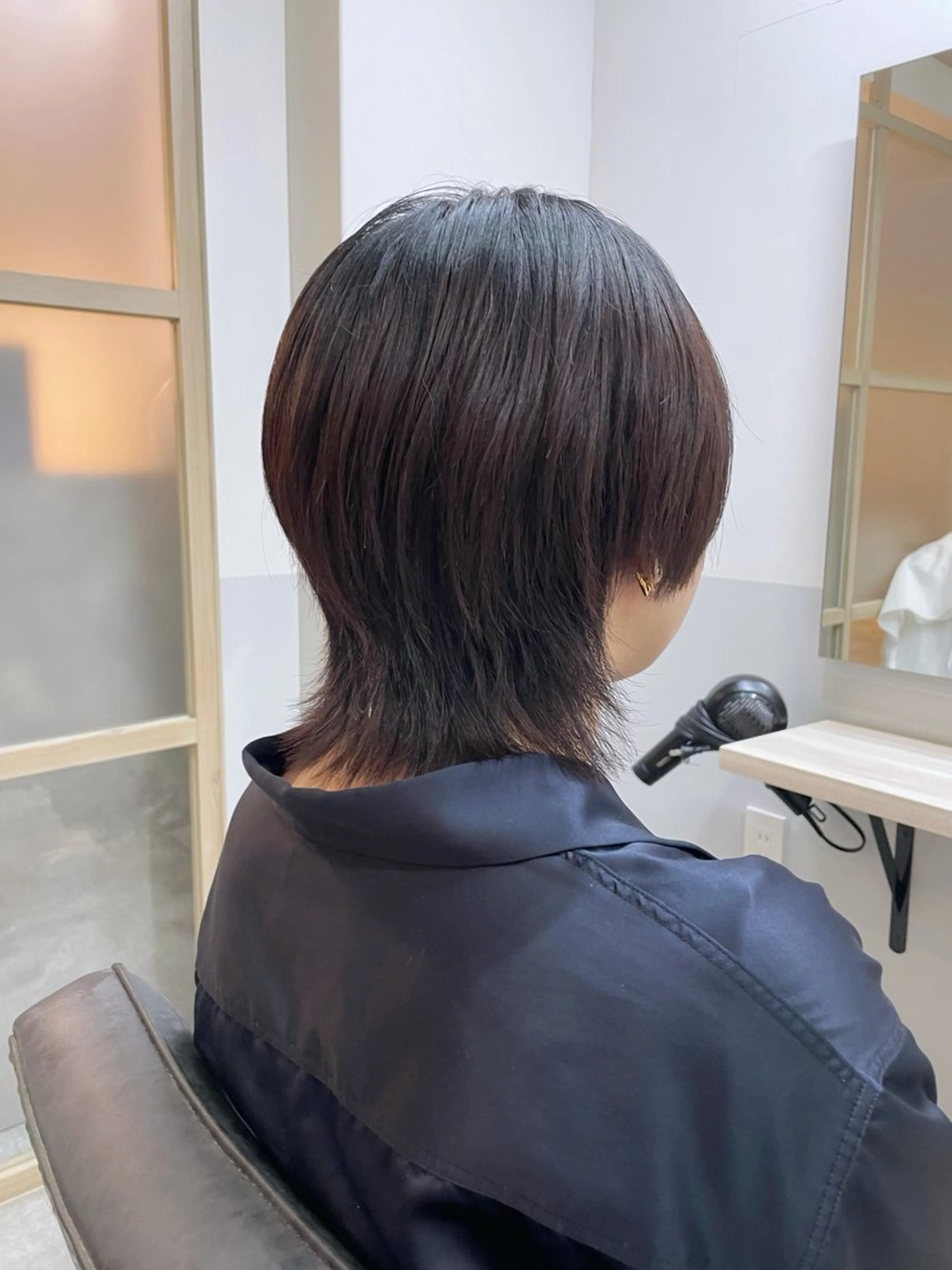 【メンズカット+眉カット】🫧眉毛も整えたい方はコチラのクーポンから🫧ウルフ/ウルフカット/ミニモ学割の写真