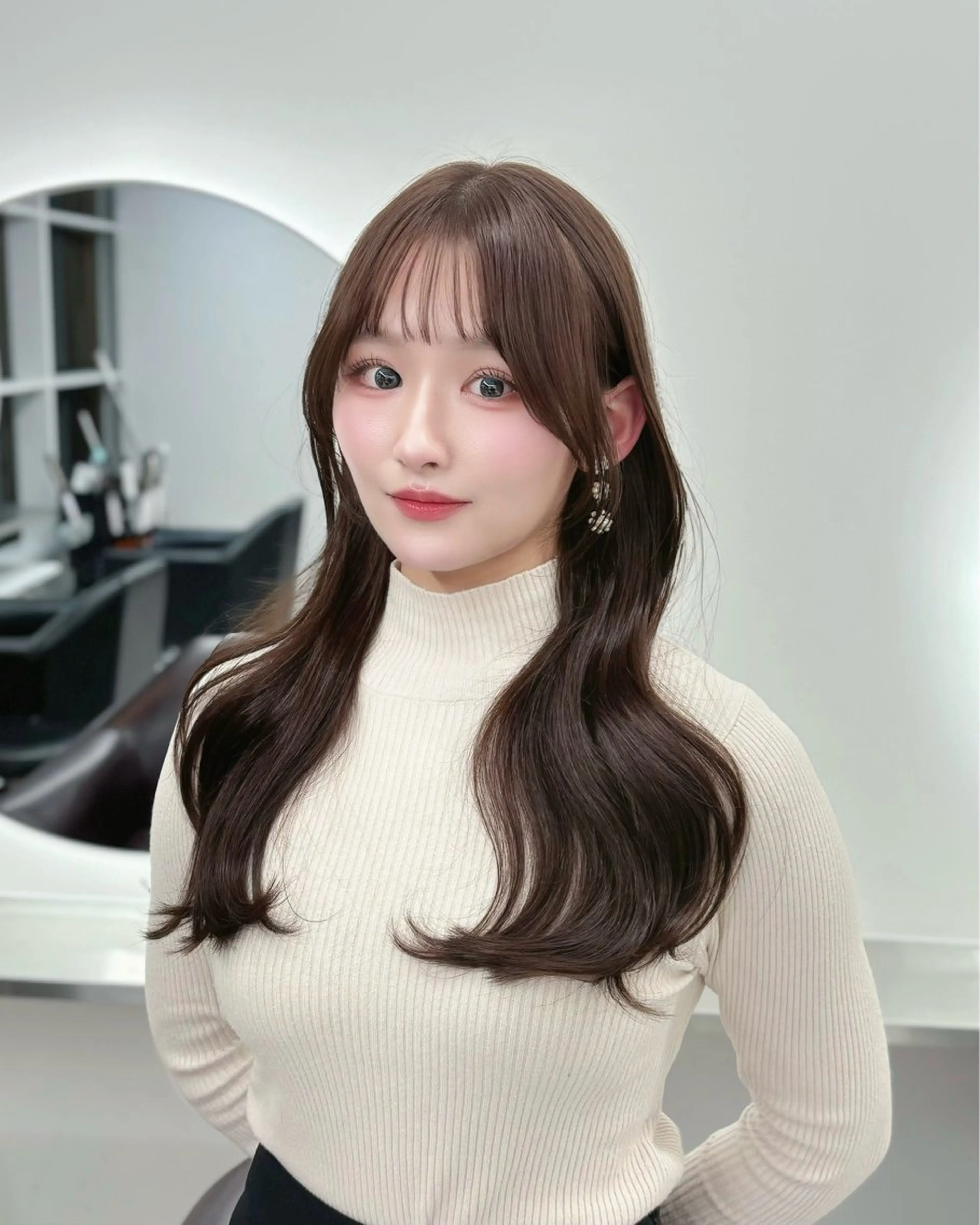 ロング カラー パーマ ヘアアレンジ グレージュ レイヤーカット カット ヘアカラー トリートメント 🌸グレージュ/ ベージュ🌸yutaのヘアスタイル