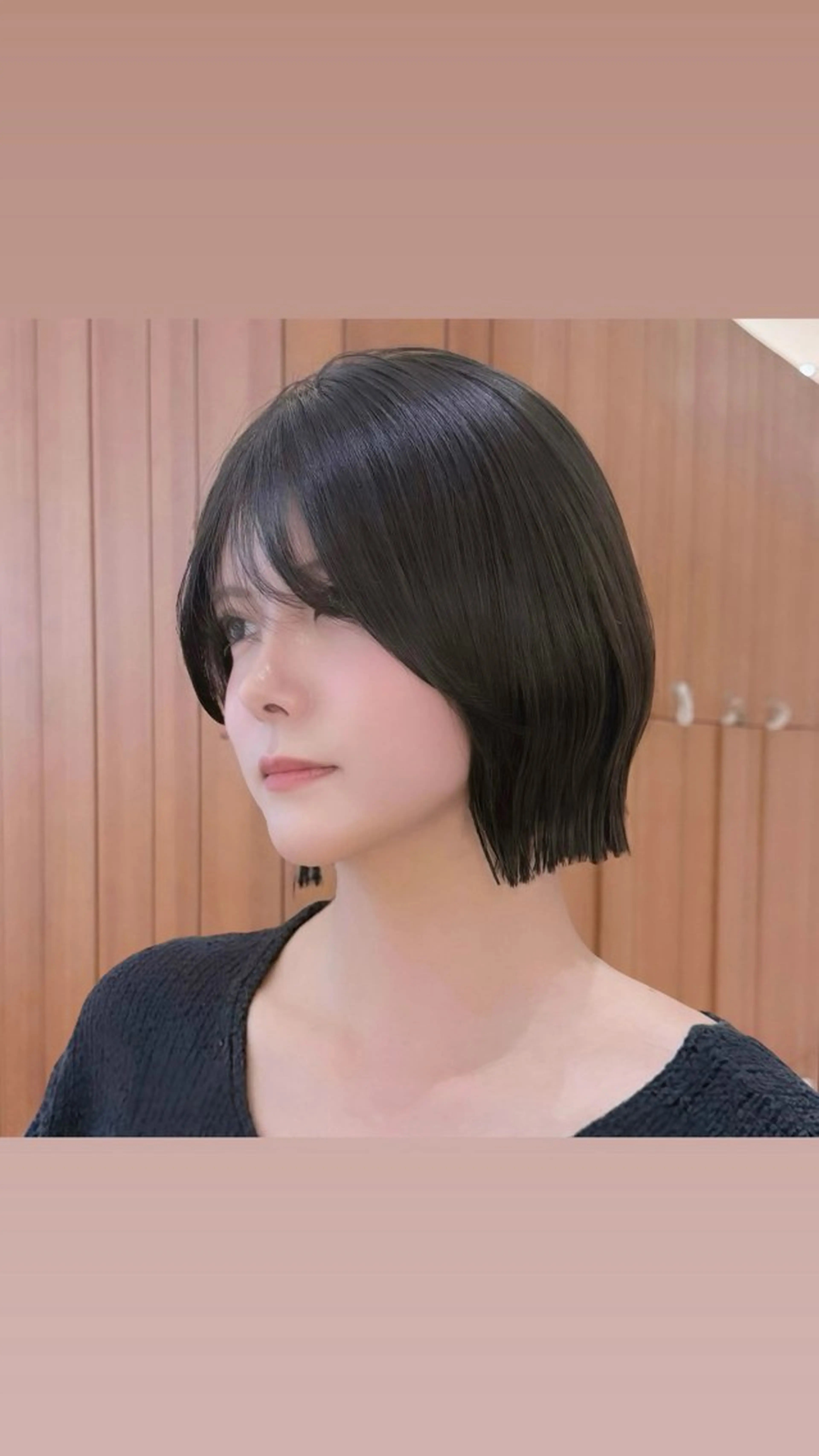 ミディアム パーマ 切りっぱなしボブ ショートボブ ボブレイヤー ボブ くびれヘア カット 縮毛矯正 田中航平/渋谷ボブ/ レイヤーボブのヘアスタイル