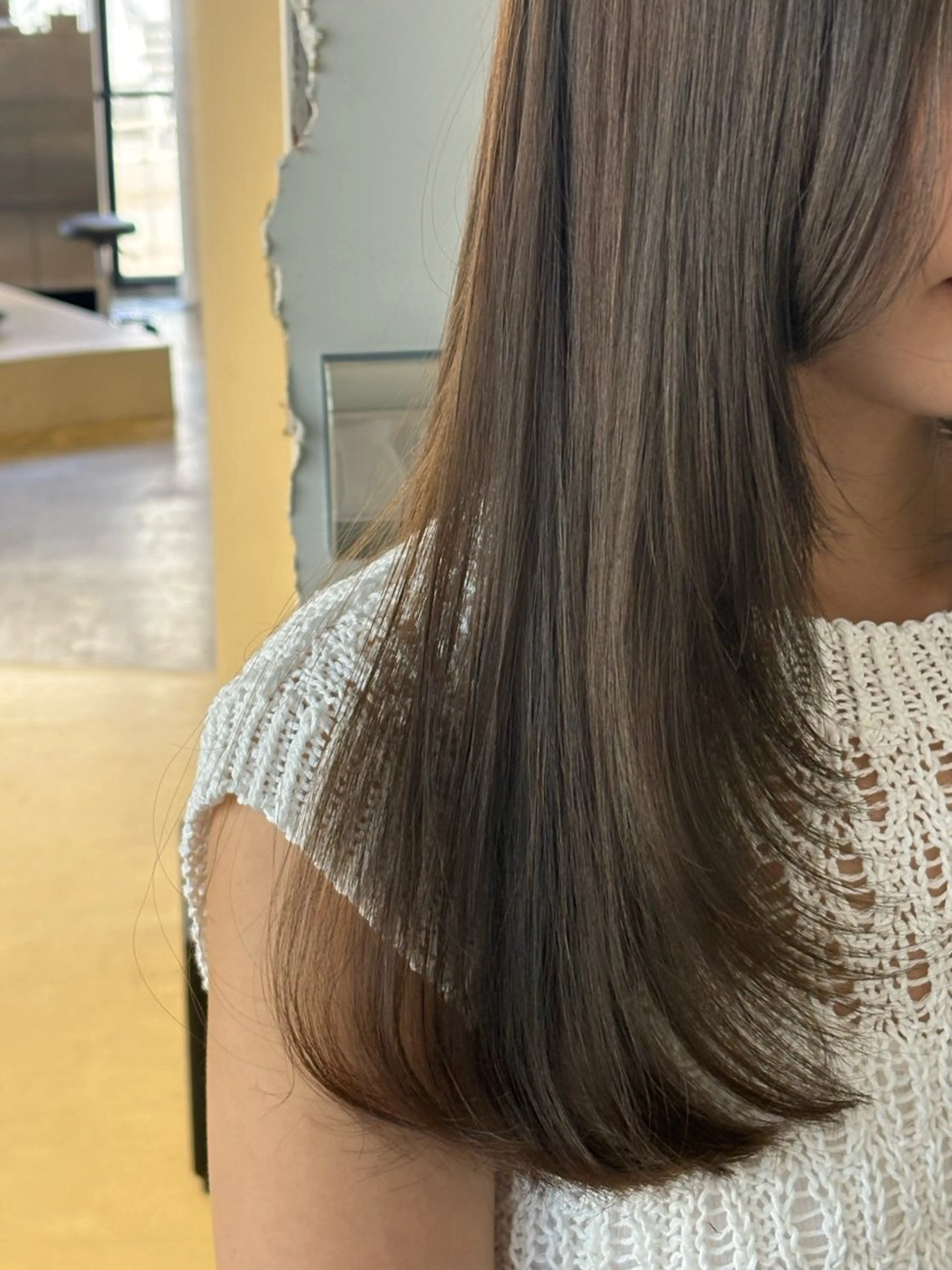 ロング レイヤーカット カット ヘアカラー トリートメント 大阪/梅田 ヨシノヒメカのヘアスタイル