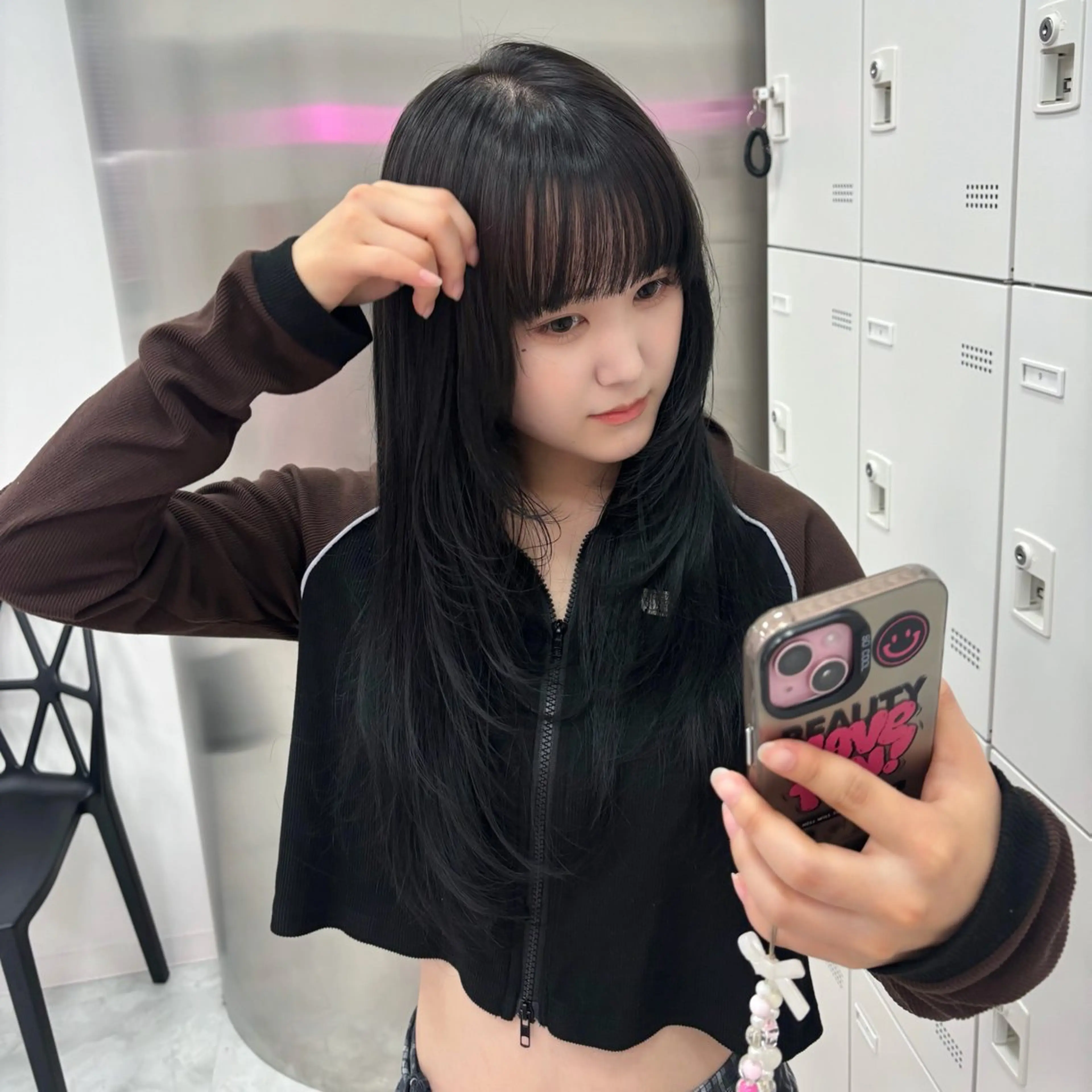 ロング カラー カット ヘアカラー トリートメント ヘッドスパ ヘアセット 表参道ハッシュカット レイヤー/リノンのヘアスタイル