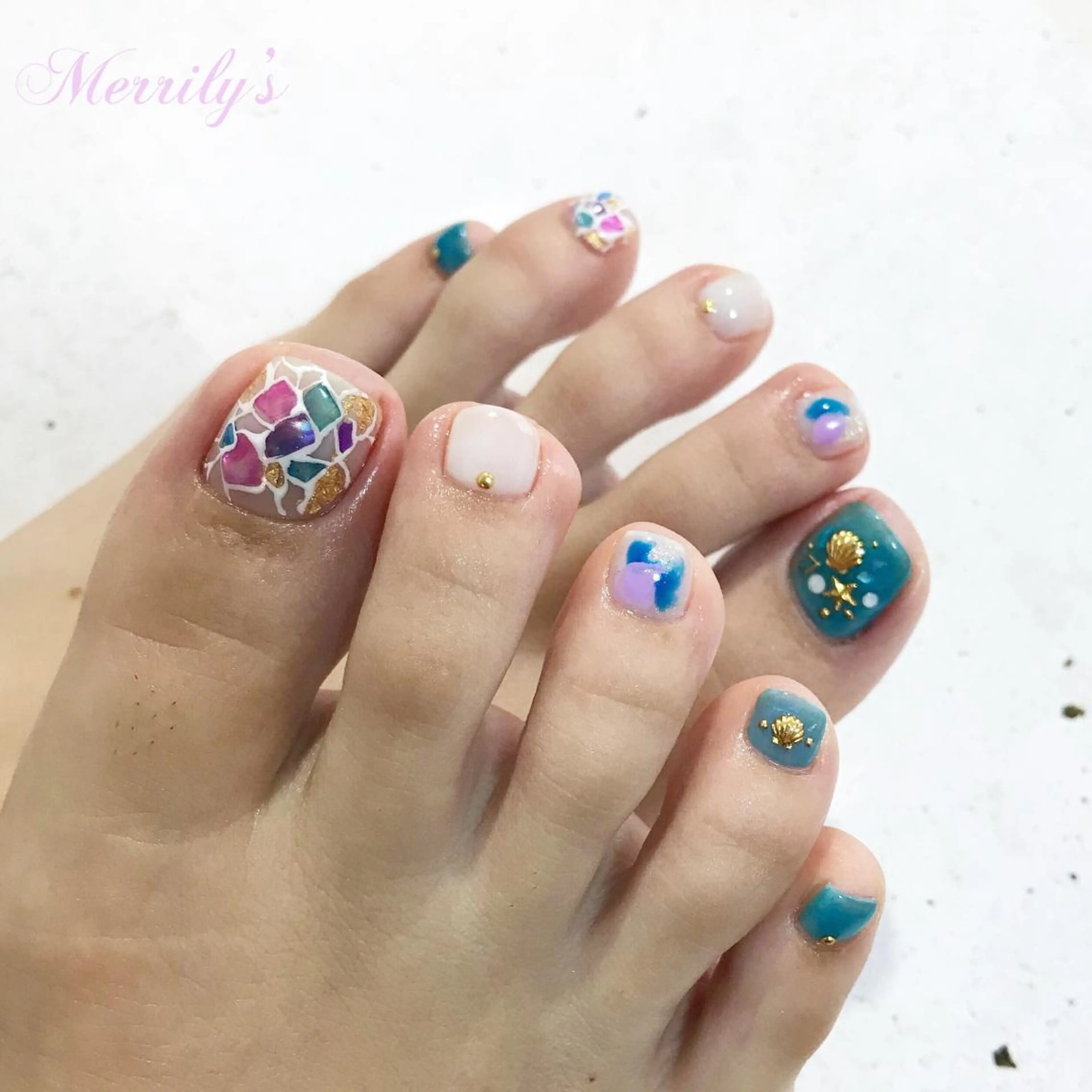 ネイル Merrily's所属・Merrily's Hagi Minaのネイルデザイン