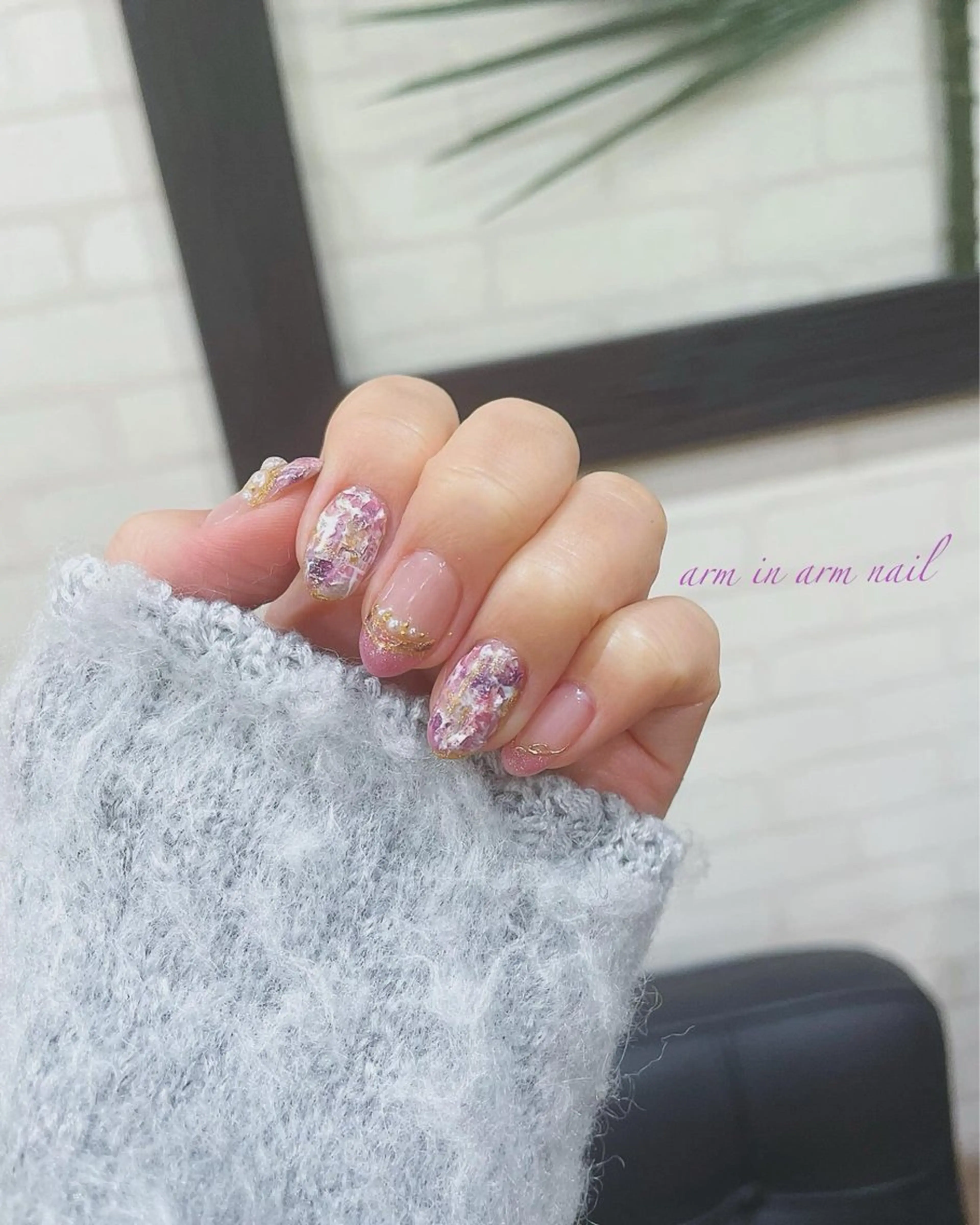 ネイル arm in arm ︎✿Yamamotoのマツエク・マツパデザイン