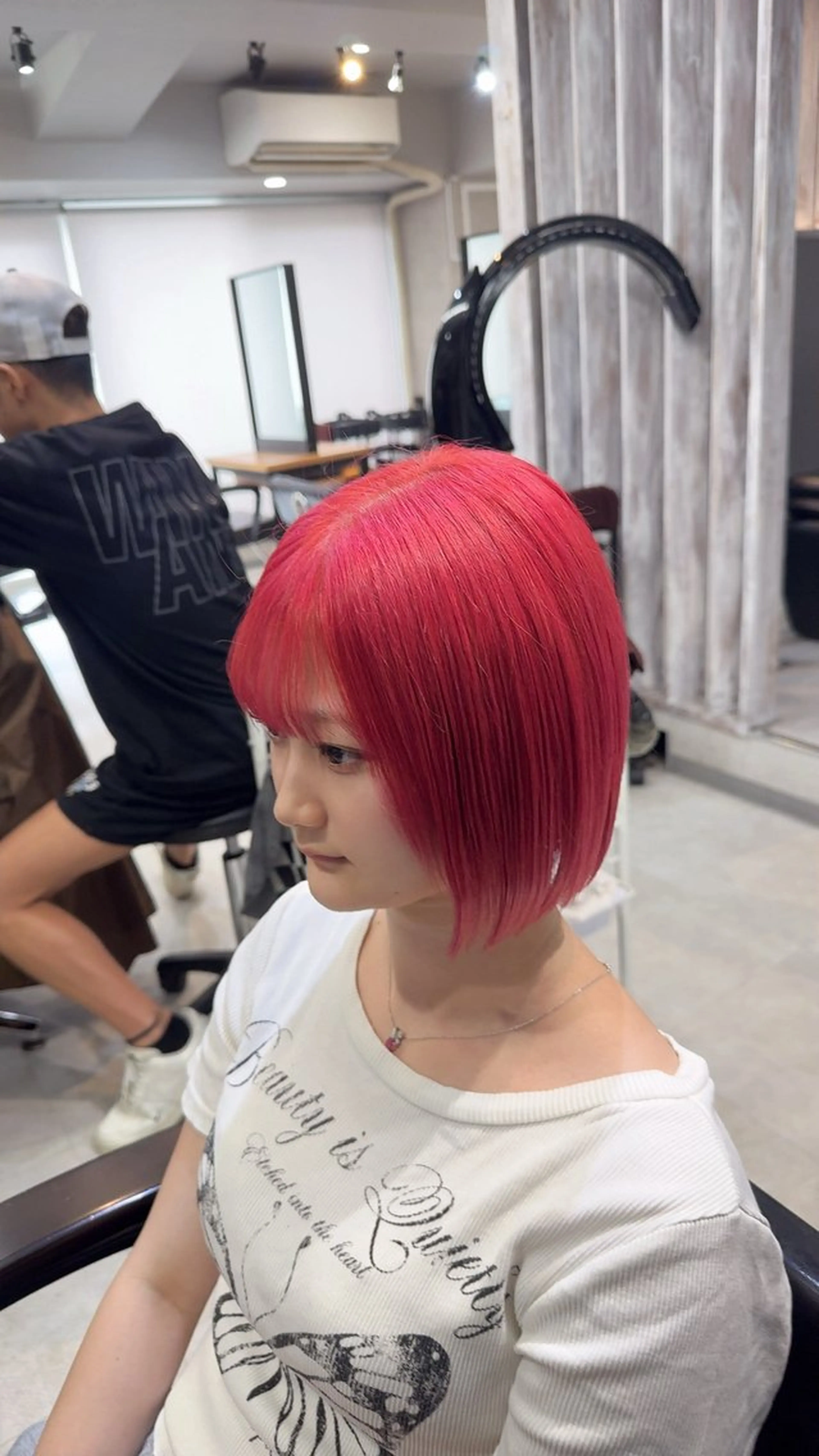 ショート カラー カット ヘアカラー 矢島颯哉/ハイトーン ブリーチカラー💎のヘアスタイル