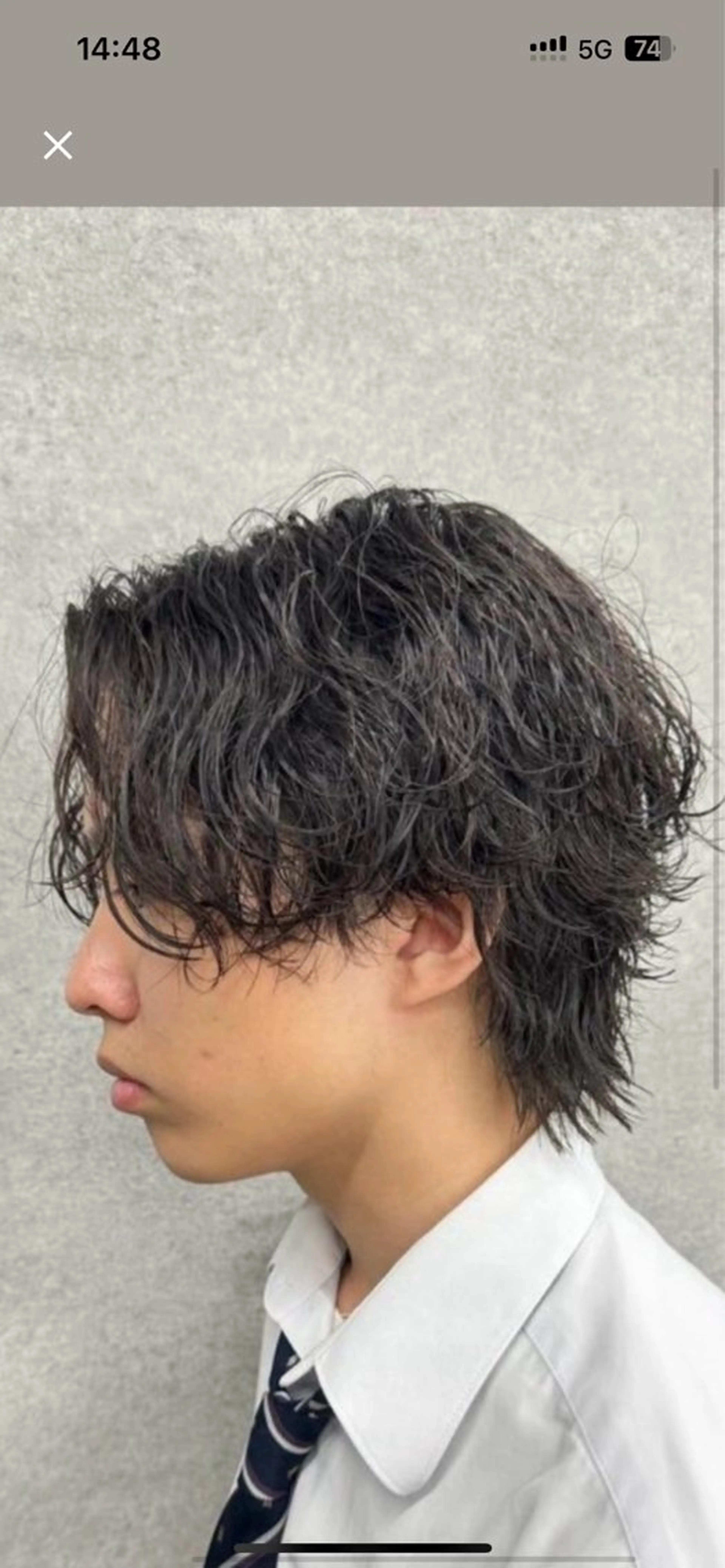 ショート パーマ メンズ メンズパーマ ITbyALBUM藤沢店所属・IT by ALBUM立川のヘアスタイル