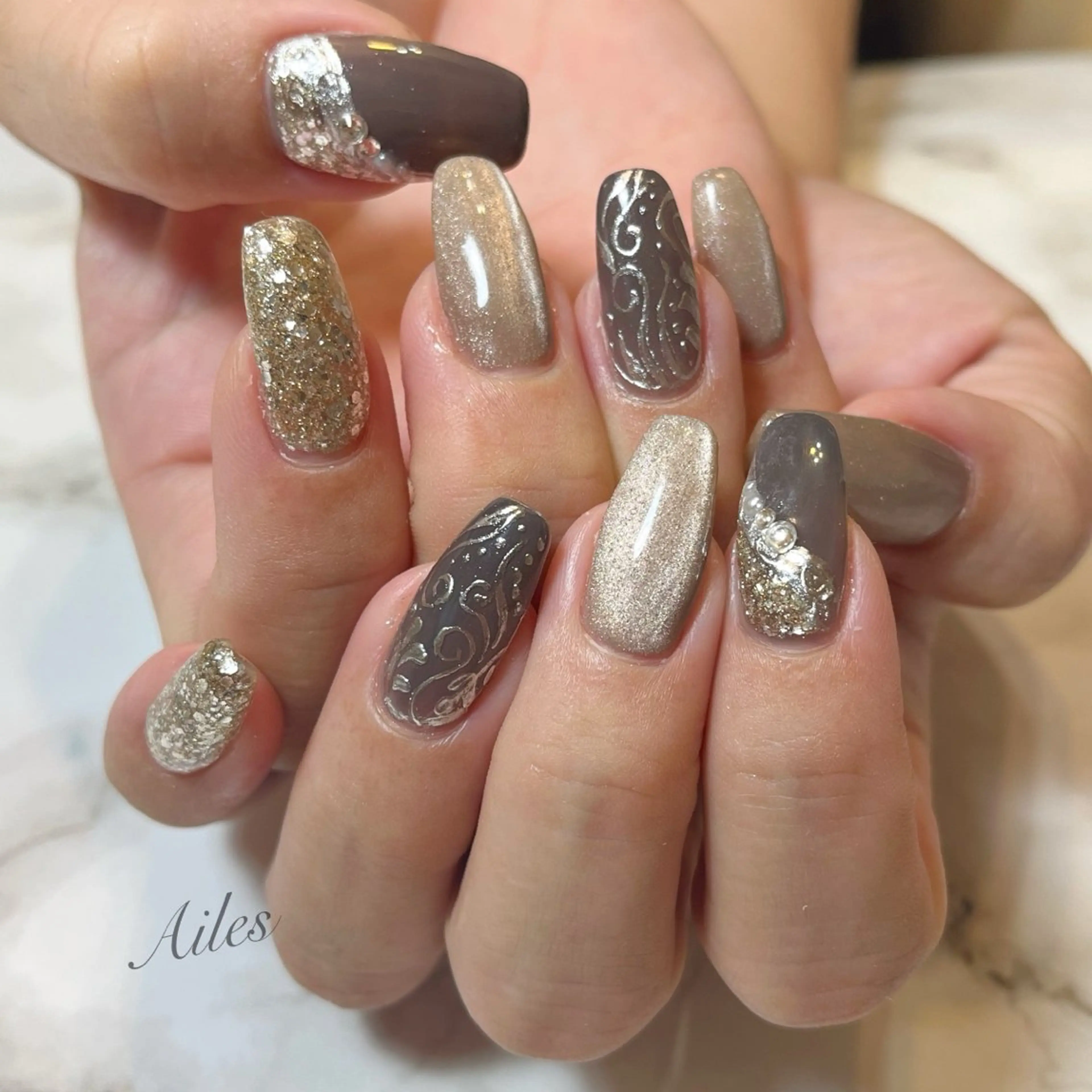 ネイル ハンドネイル Ailes mayumiのネイルデザイン