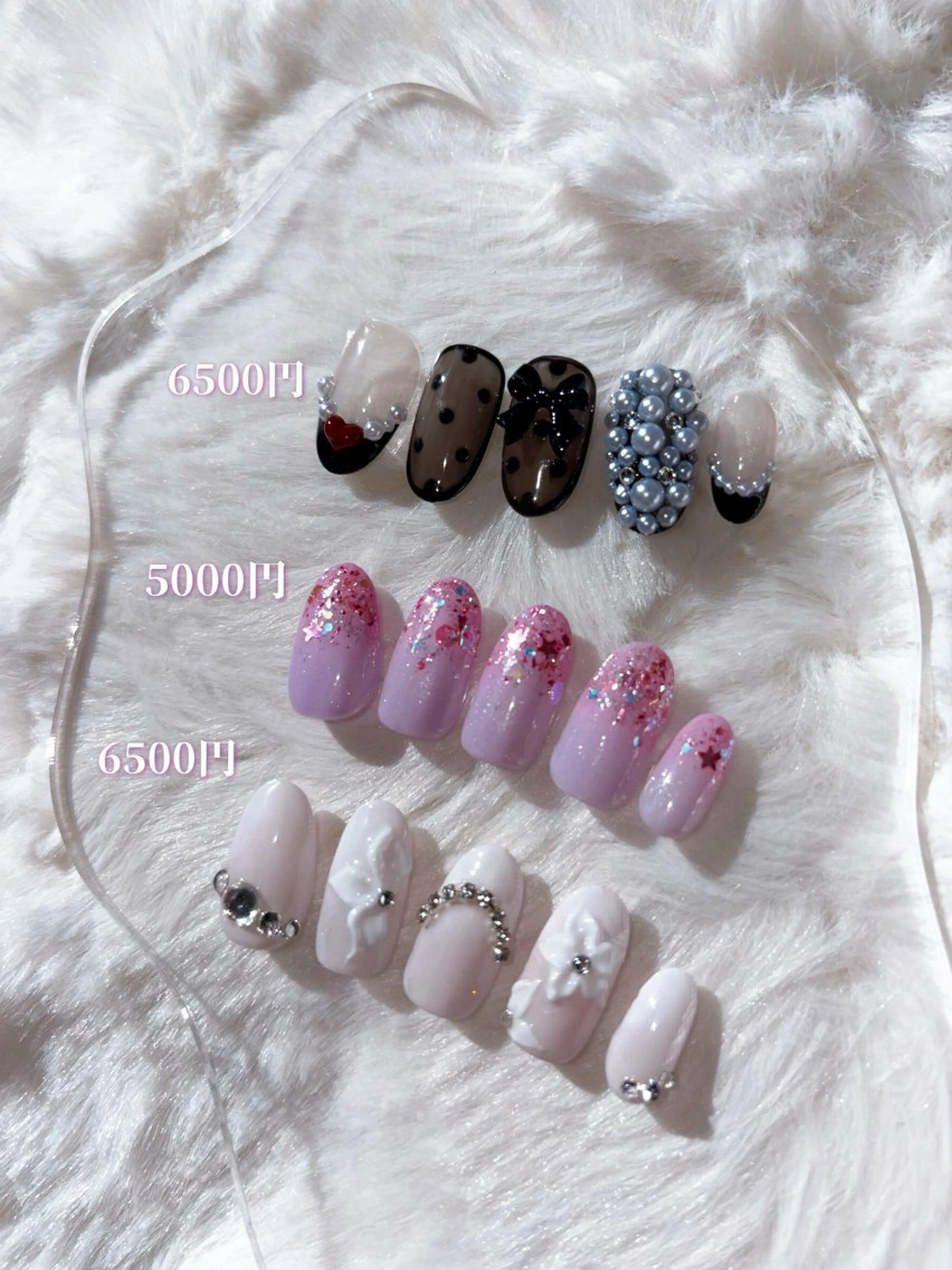 ⭐︎定額デザインネイル　¥6500（180分）の写真