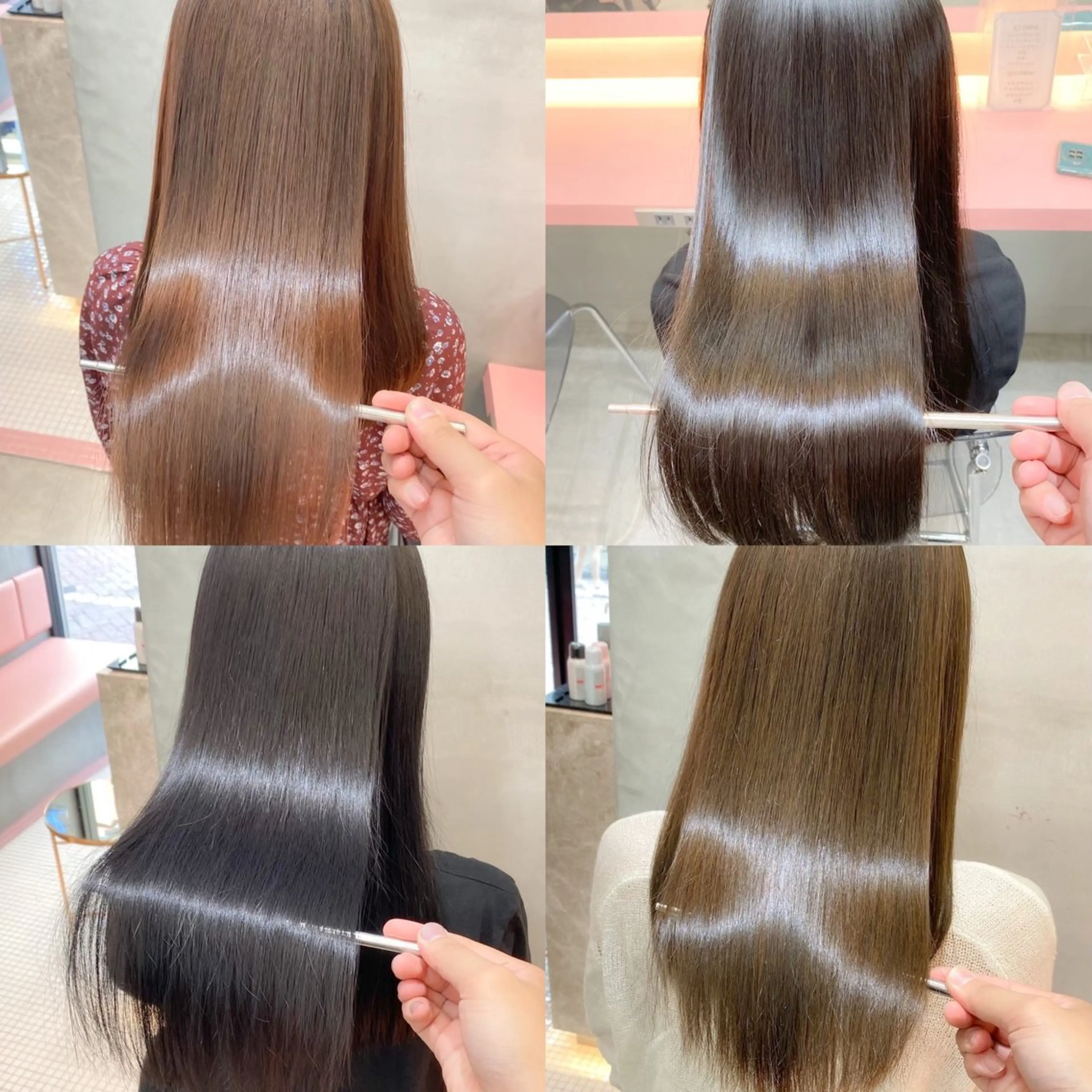 ミニモ限定🌈韓国風カット➕艶カラー➕ダメージレス縮毛矯正➕髪質改善トリートメント【ショート･ウルフ･レイヤー】の写真