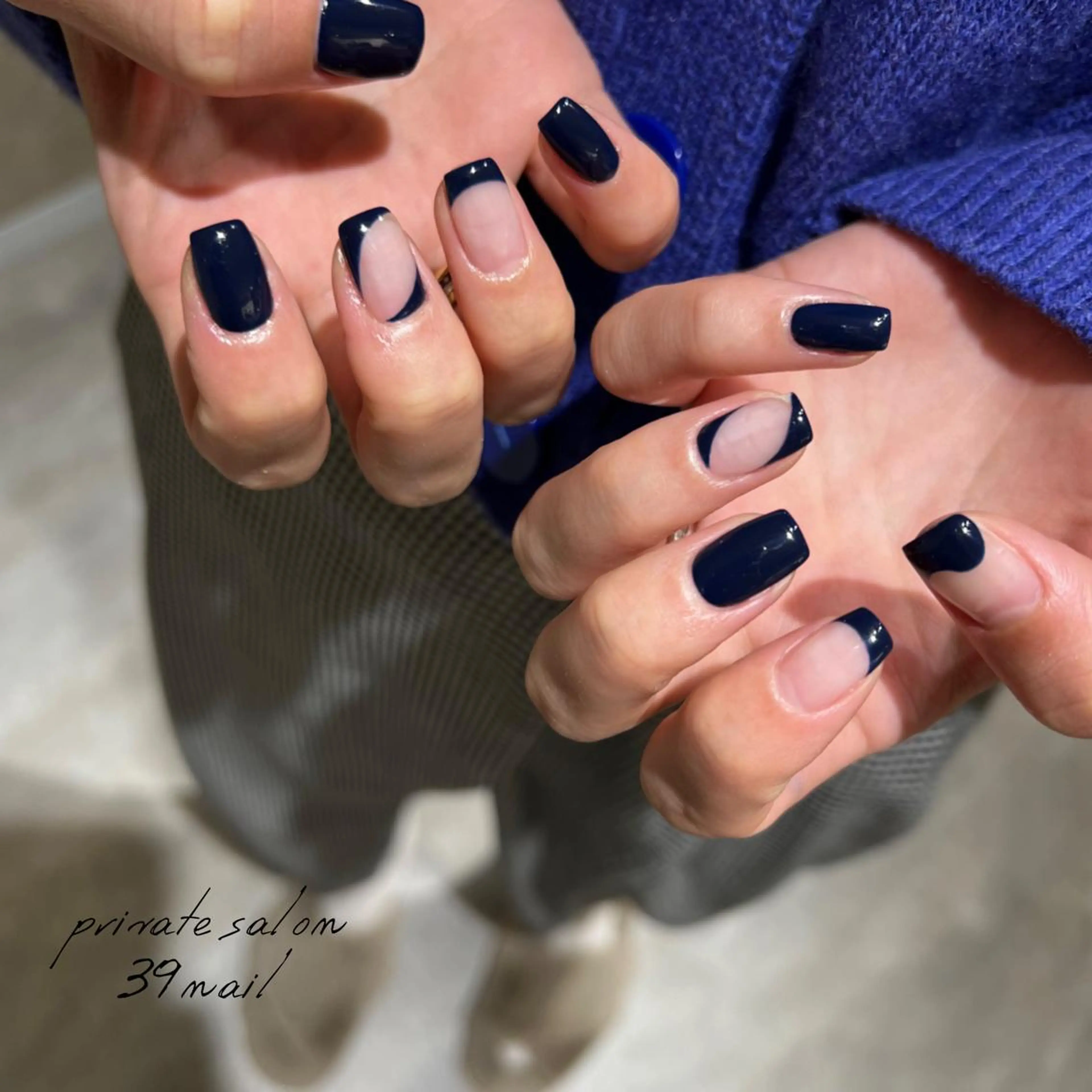 ミディアム ネイル ハンドネイル 京橋 【39nail】のネイルデザイン