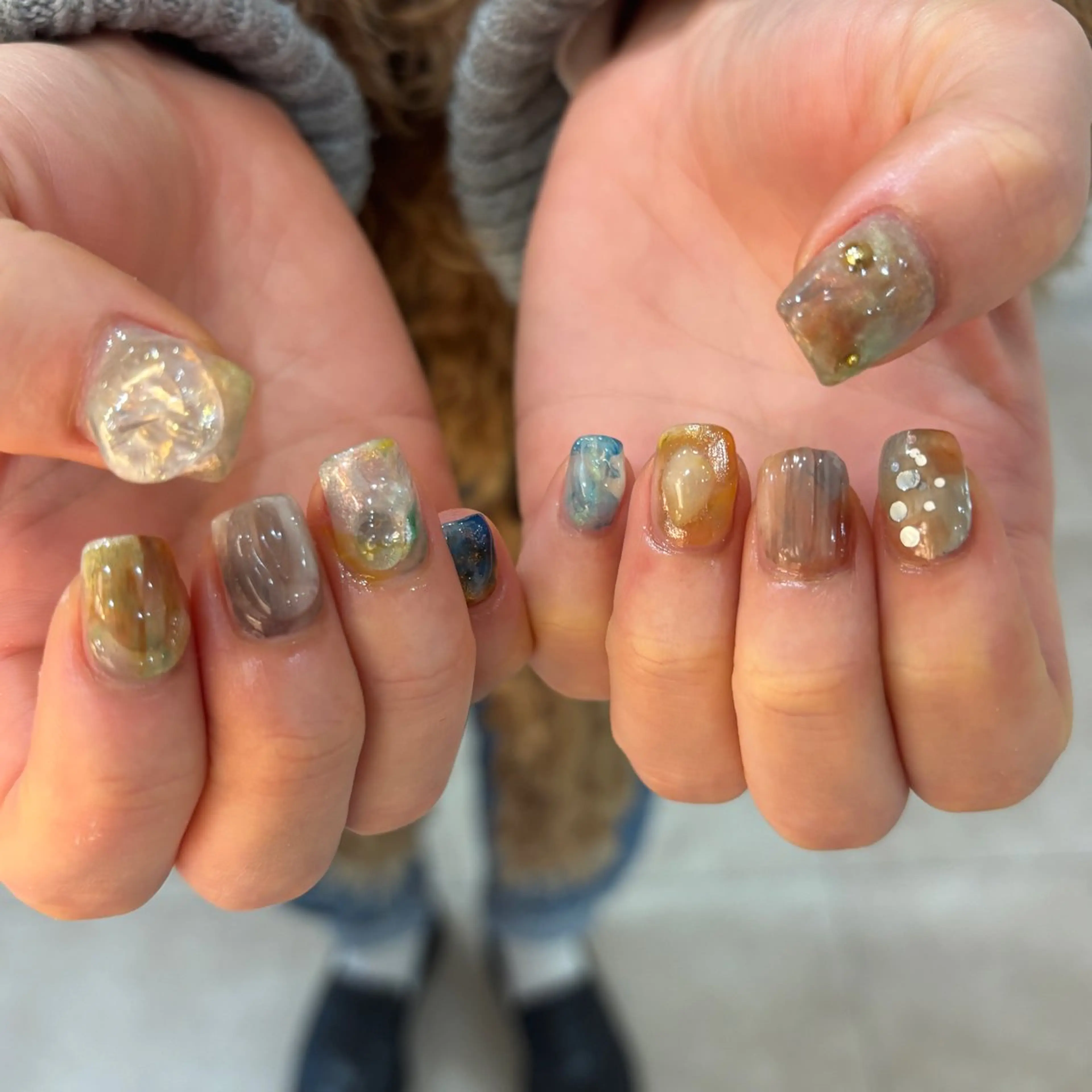 ネイル ハンドネイル フットネイル 栗田 ゆう子のネイルデザイン