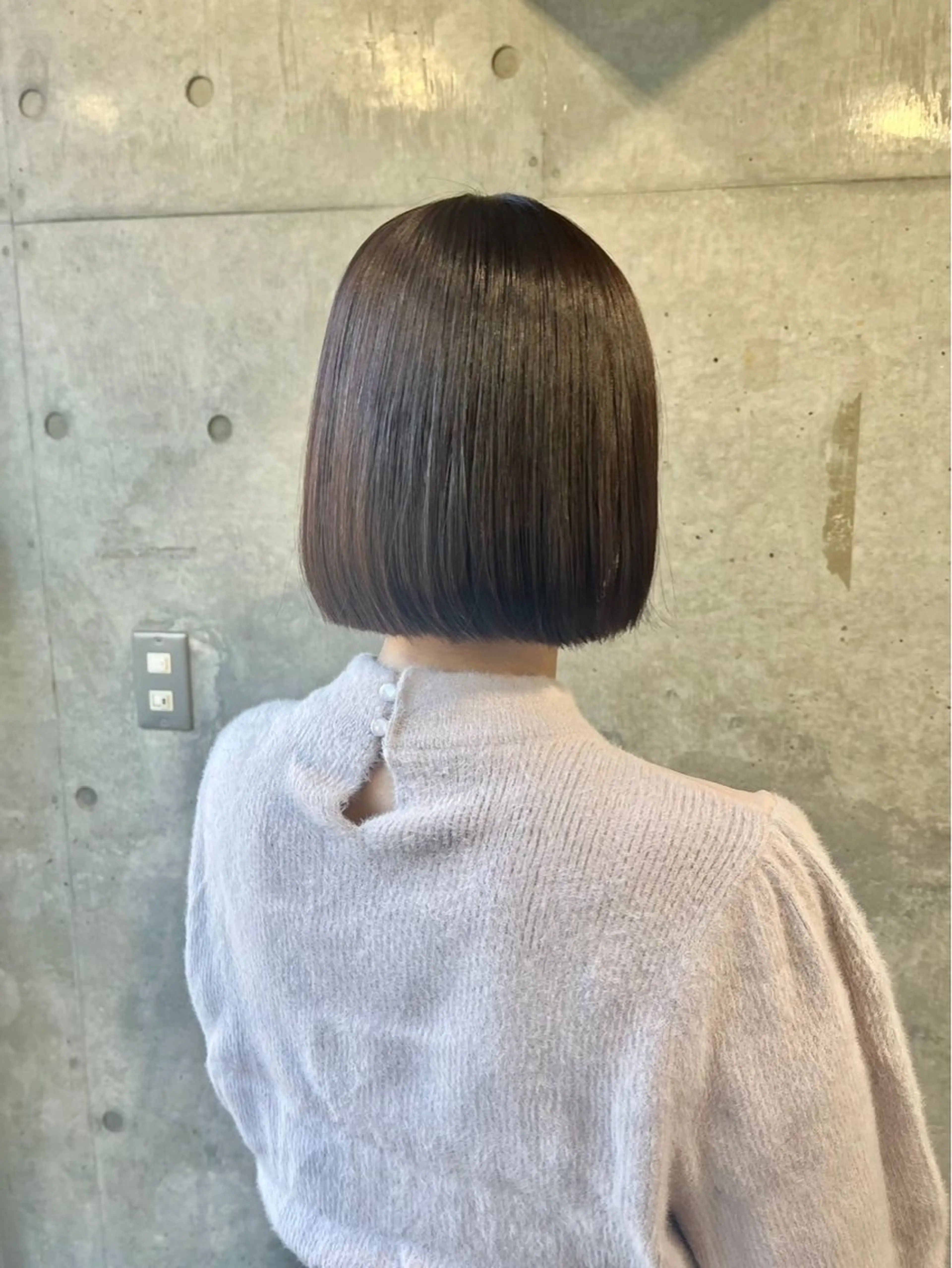 ショート ボブ 🤍透明感カラー ソメヤナナ 🤍のヘアスタイル