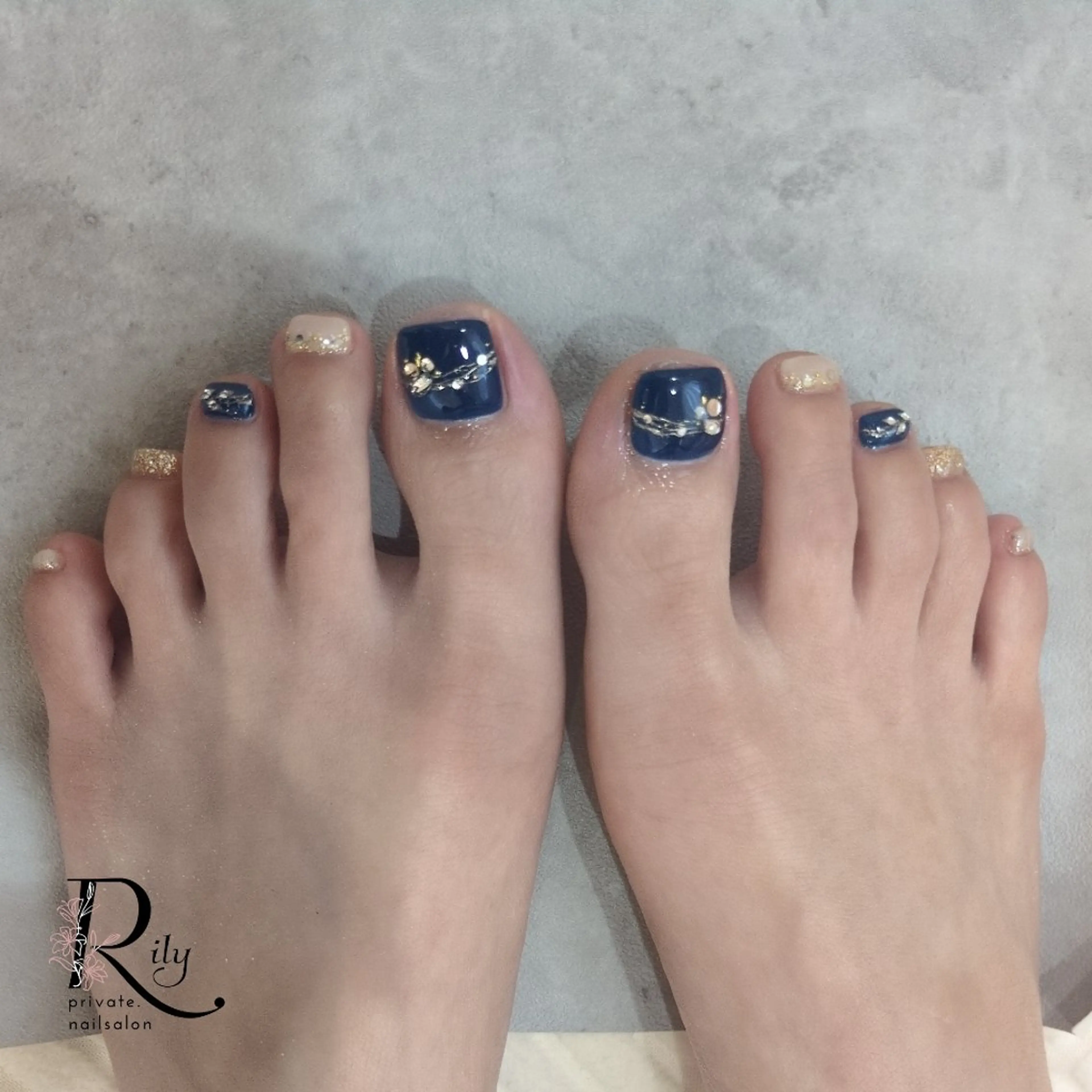 ネイル フットネイル nailsalon Rilyのネイルデザイン