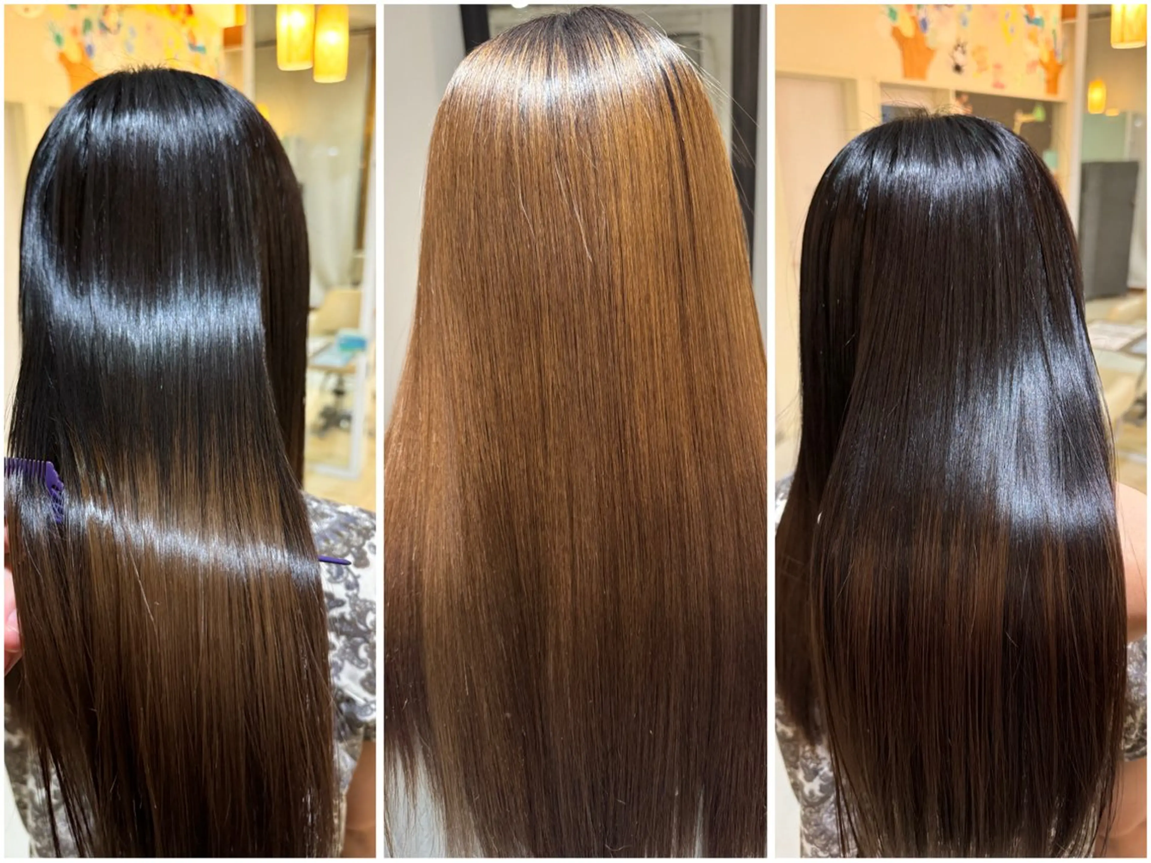 ロング 縮毛矯正 トリートメント 🎈カラーエステ 🎈通事  啓人のヘアスタイル