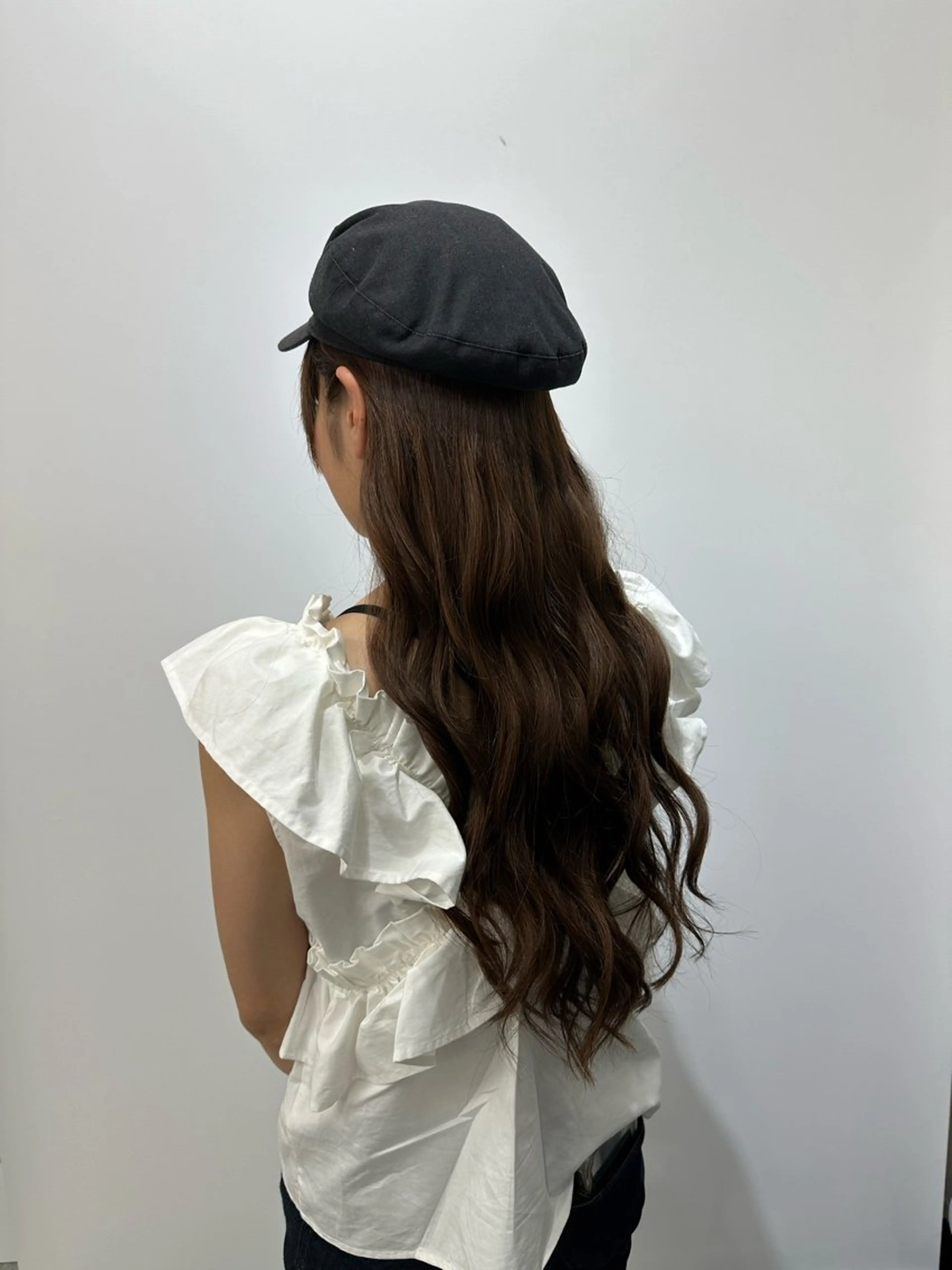 ロング エクステ 韓国ヘア×ハイトーン AYA💫のヘアスタイル