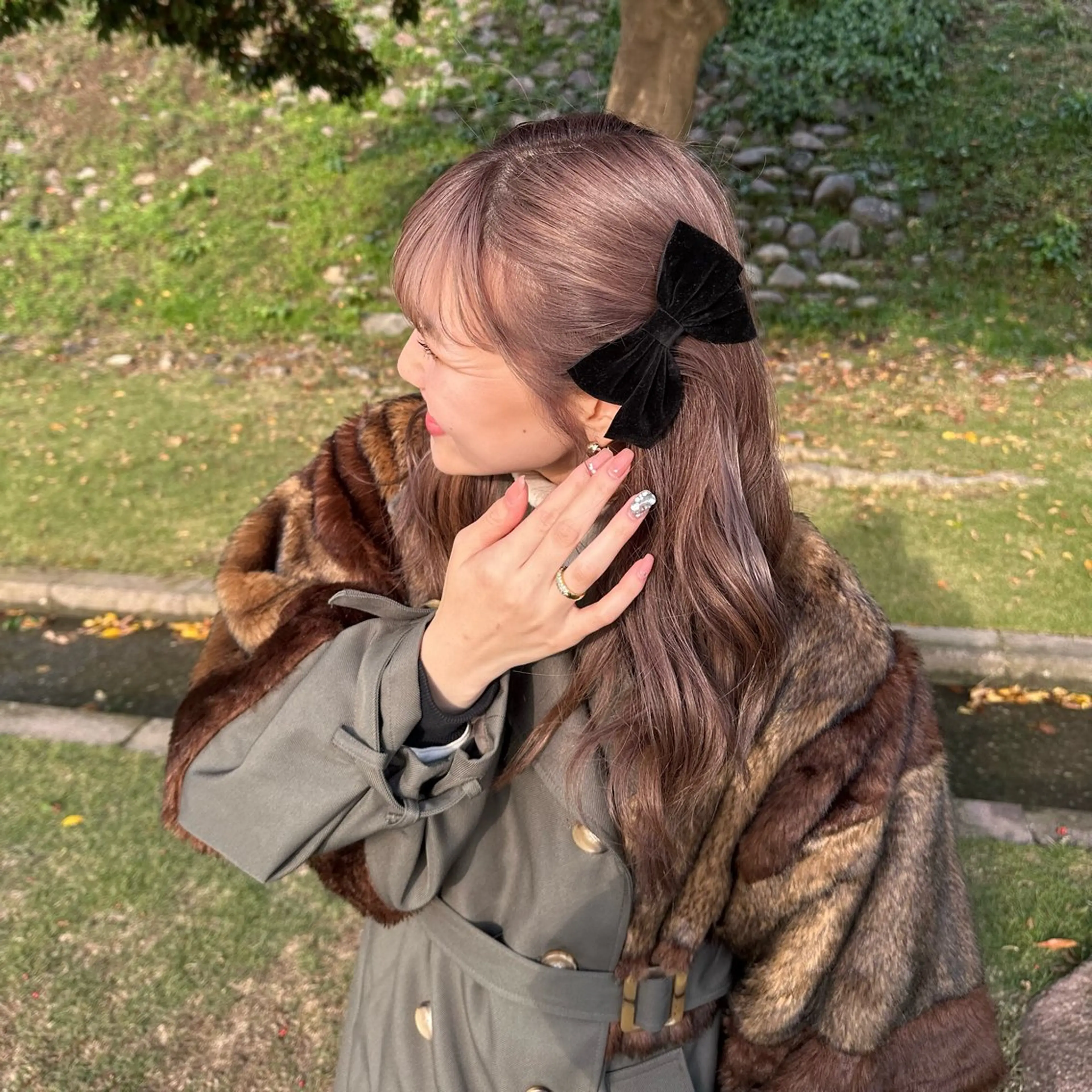 ロング カラー ブリーチ CHEMIR所属・安田 萌菜のヘアスタイル