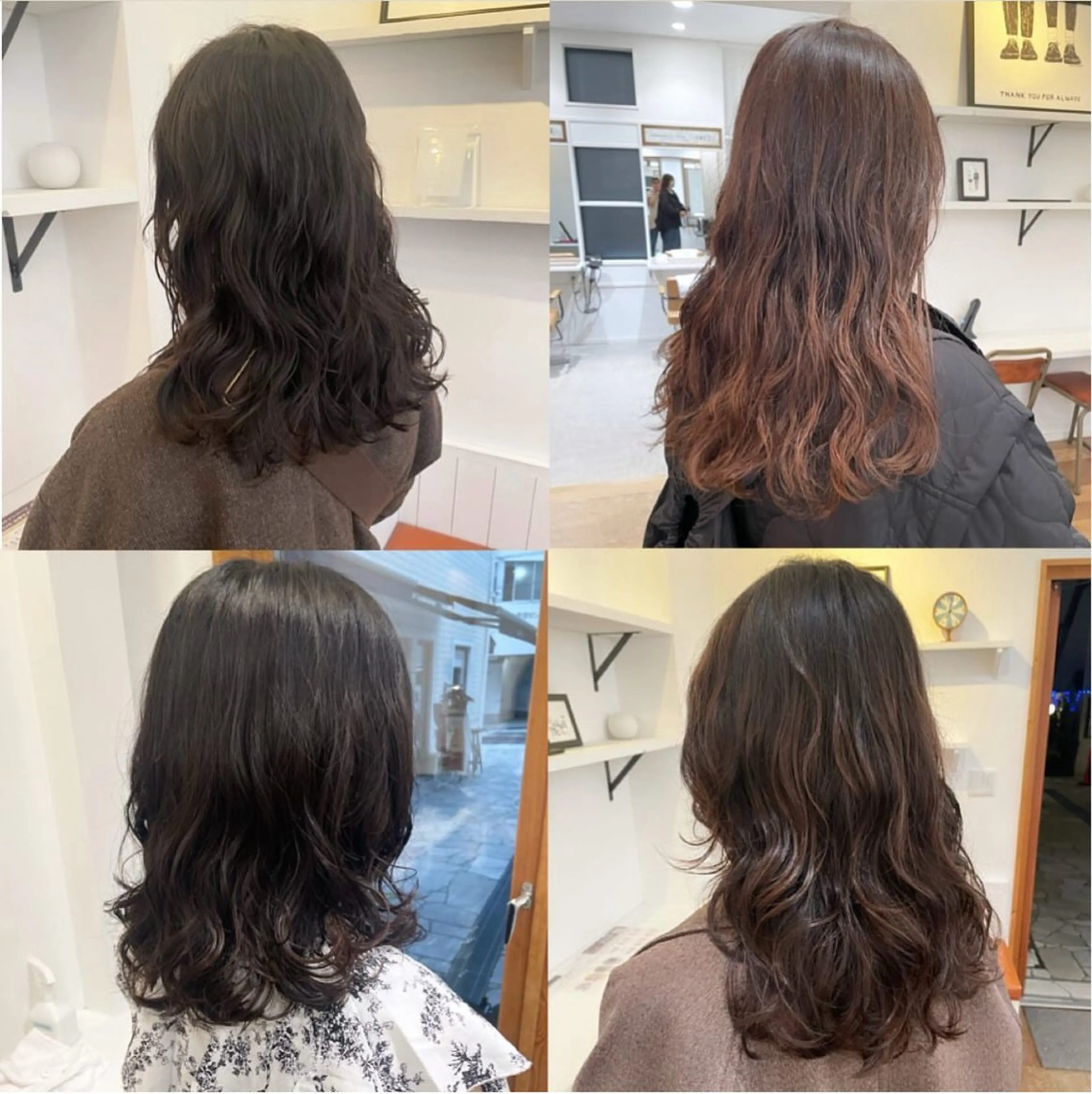 ロング カラー パーマ くせ毛 ニュアンスパーマ エアウェーブ カット パーマ トリートメント 髪質改善ストレート✨ パーマヘア✨YUKIのヘアスタイル