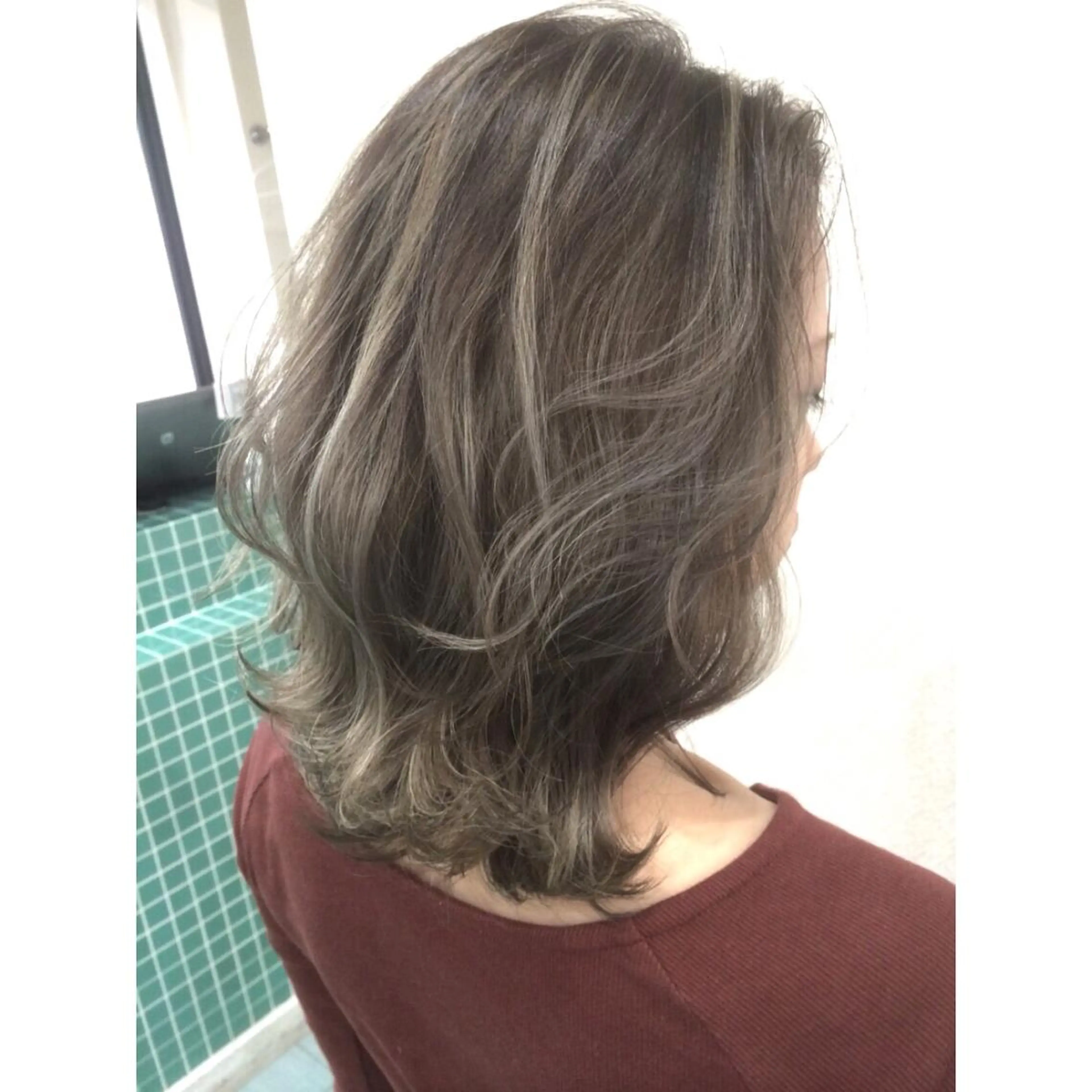 ミディアム カラー 井上 一平のヘアスタイル