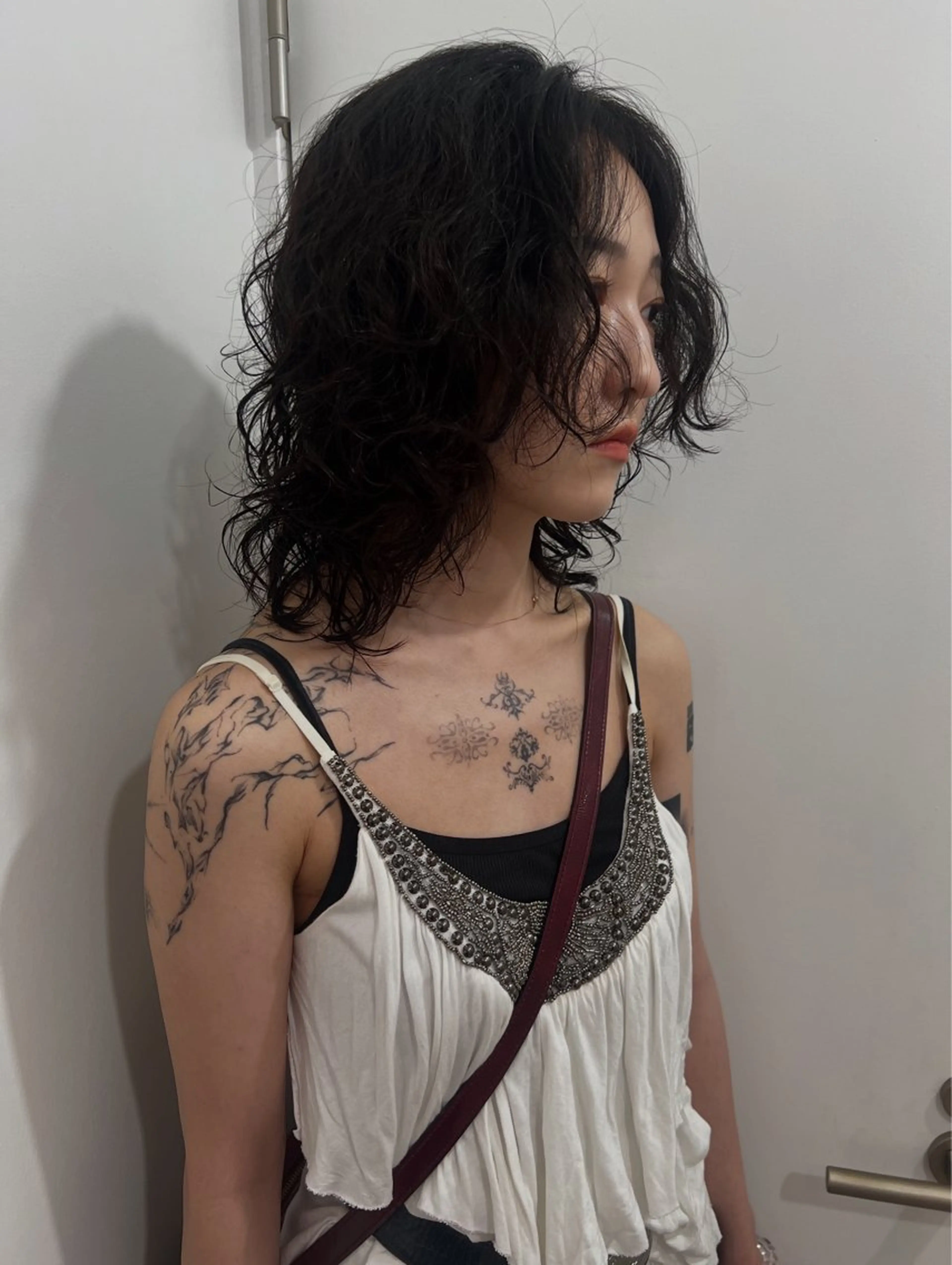 ミディアム カット パーマ 💥ウルフカット デザインあんな💥のヘアスタイル