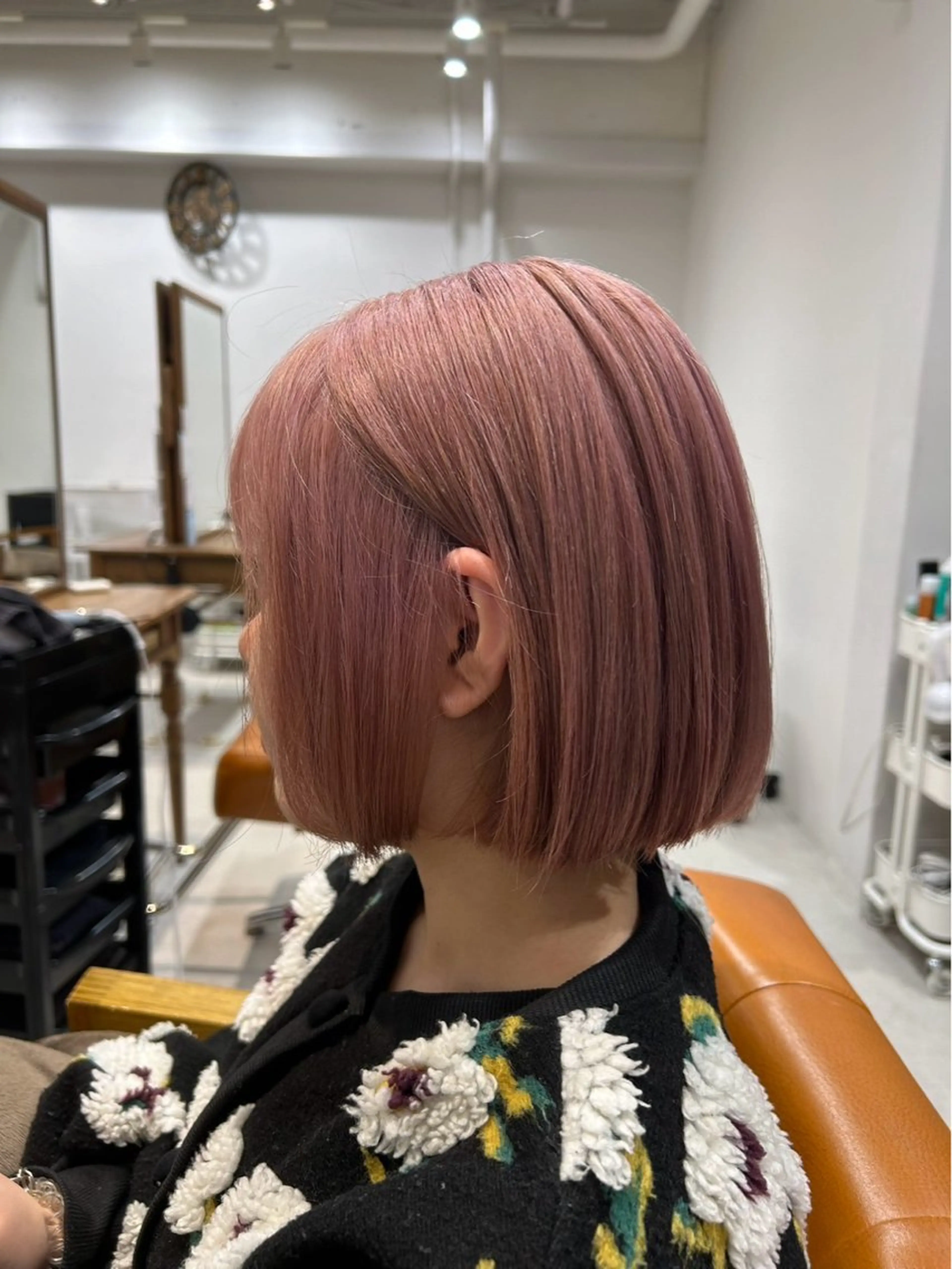 ショート カラー ブリーチ/髪質改善/ アフロ美容師しゅんのヘアスタイル