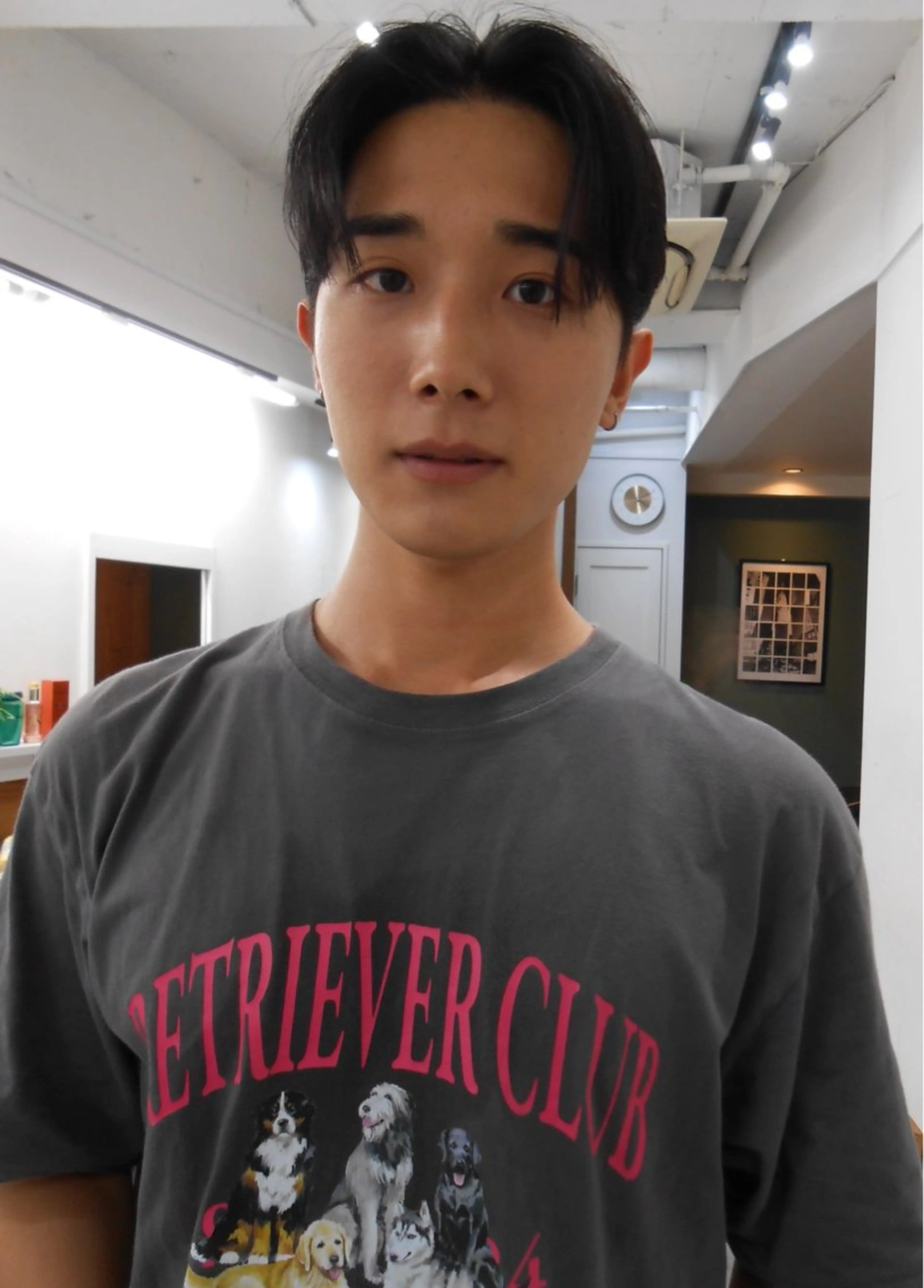 ミディアム メンズ カット グランジヘア 無造作ヘアHYUGAのヘアスタイル