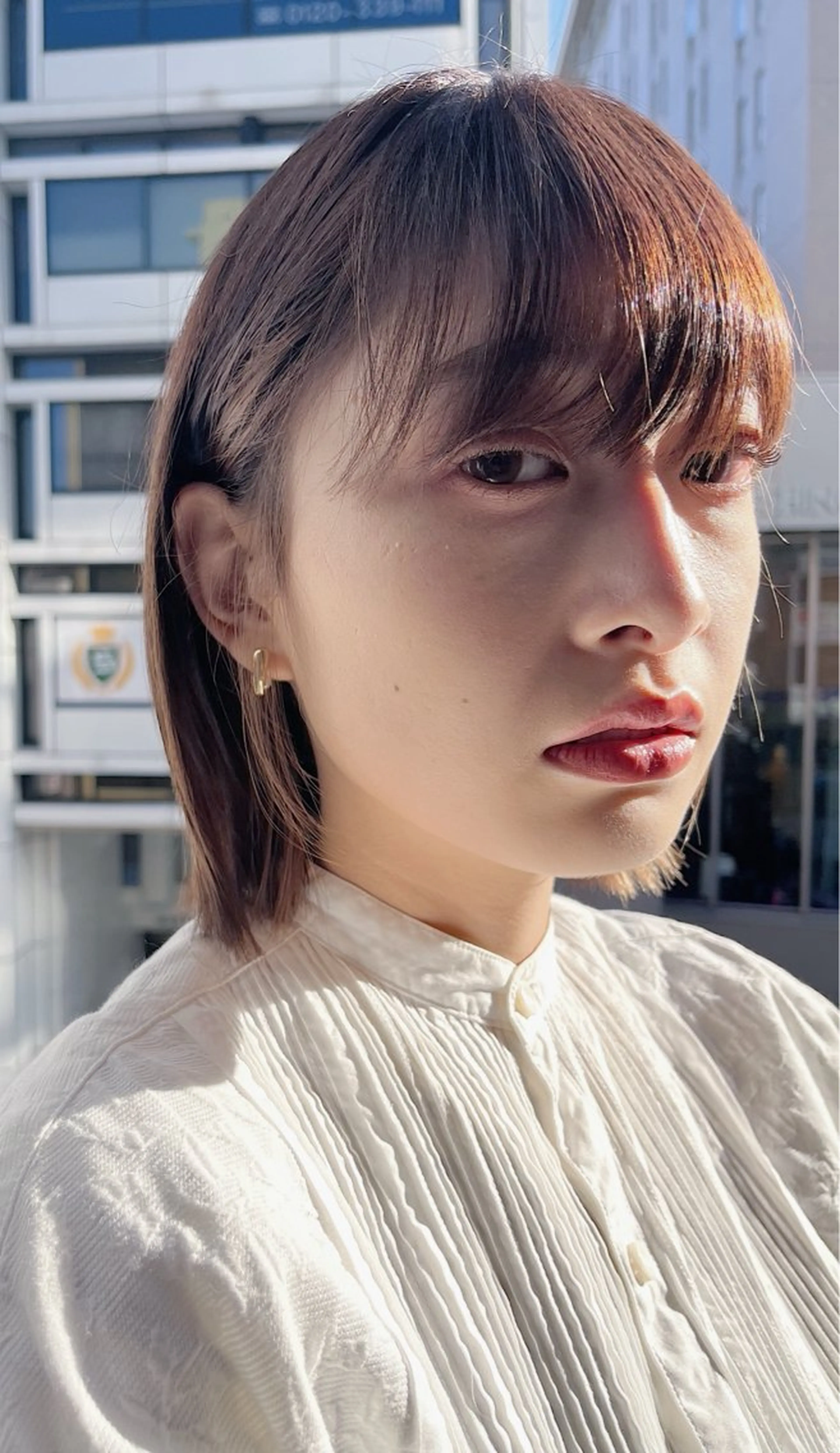 ミディアム カラー 浦和Lond 山本賢人のヘアスタイル