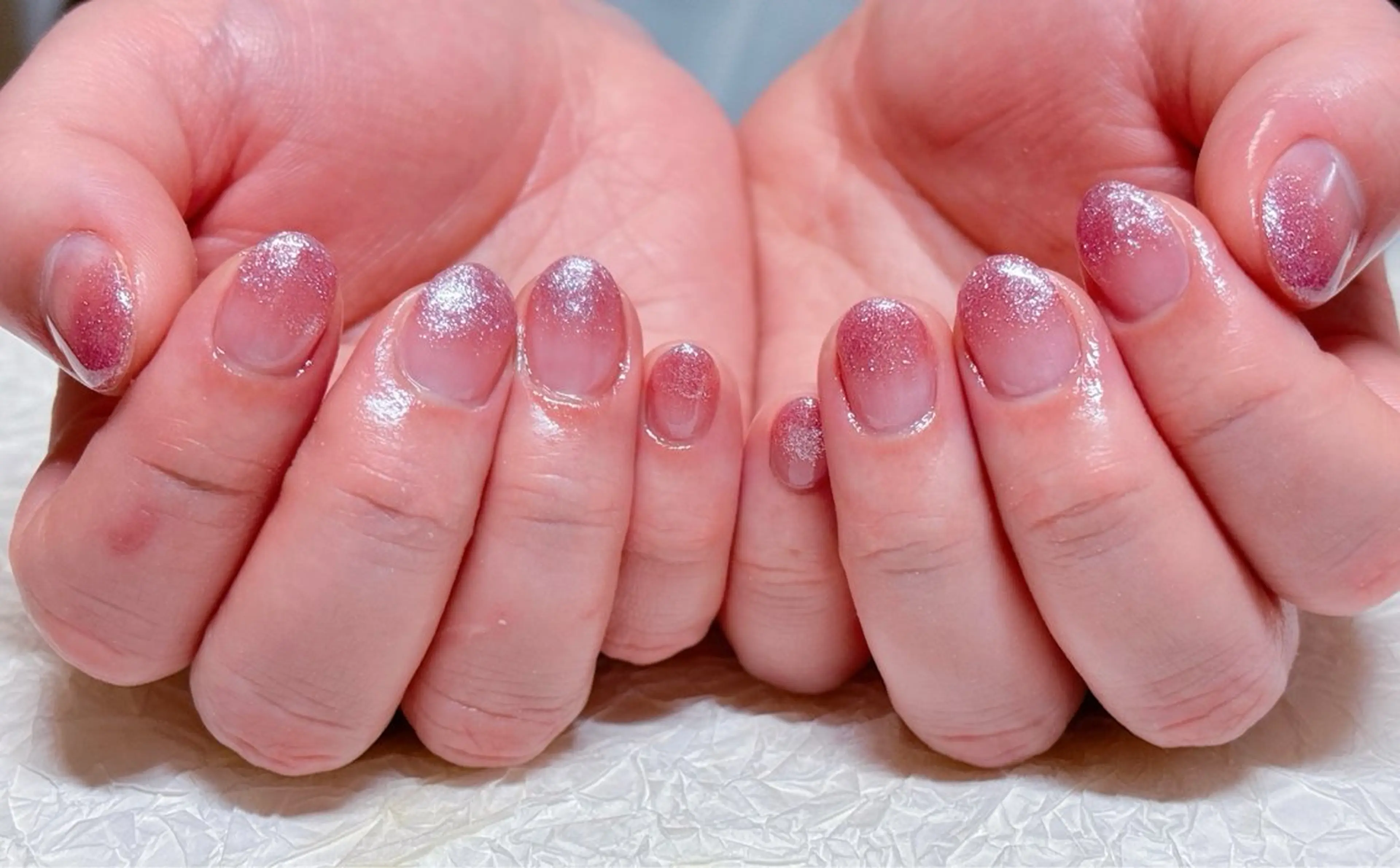 ネイル アートネイル オーロラネイル チークネイル フラッシュネイル フットネイル ハンドネイル ハンドケア ゆ か_Nails💫のネイルデザイン