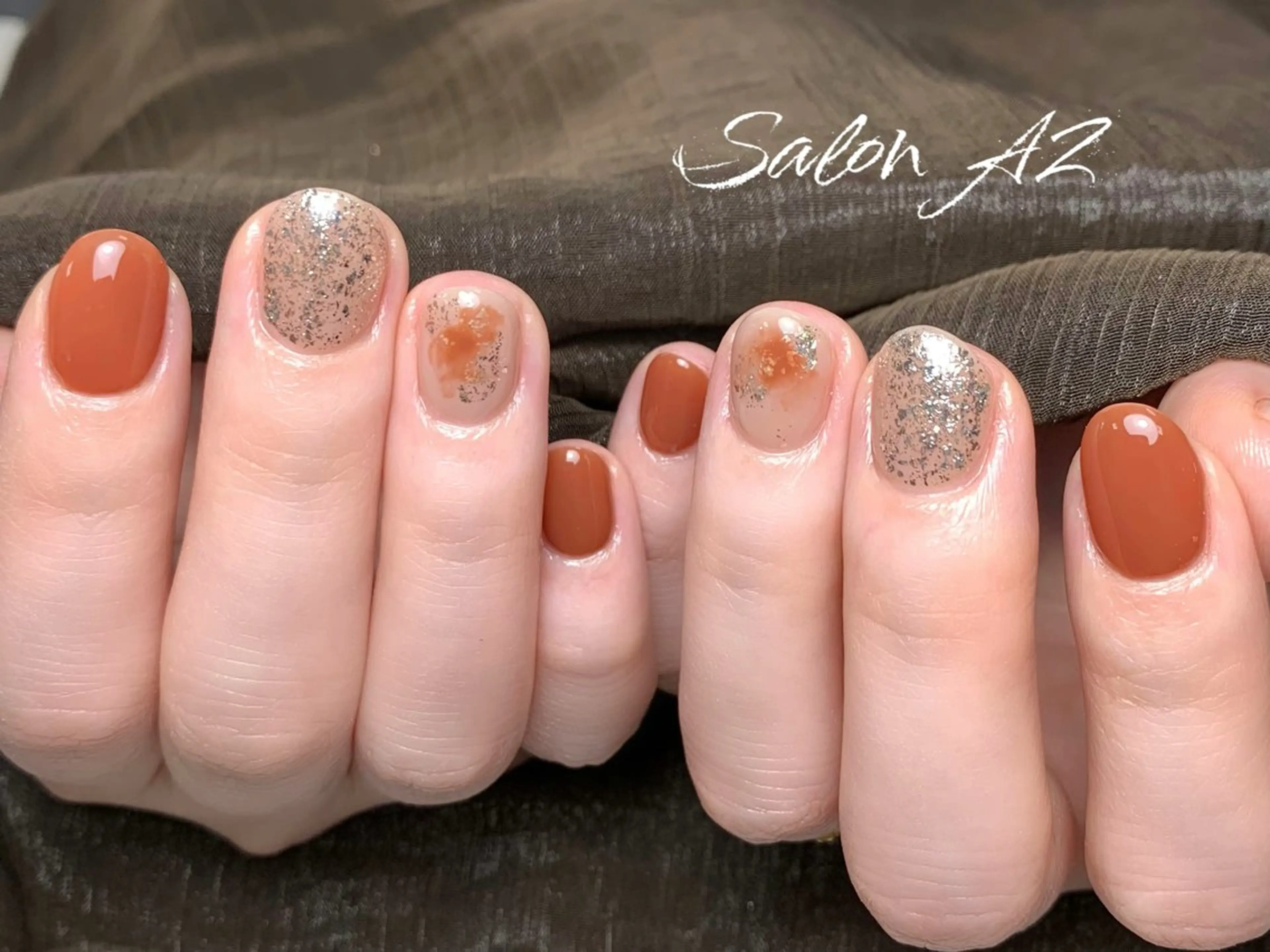 ネイル アートネイル フットネイル フレンチネイル マグネットネイル 持ち込み ハンドネイル salon AZのネイルデザイン