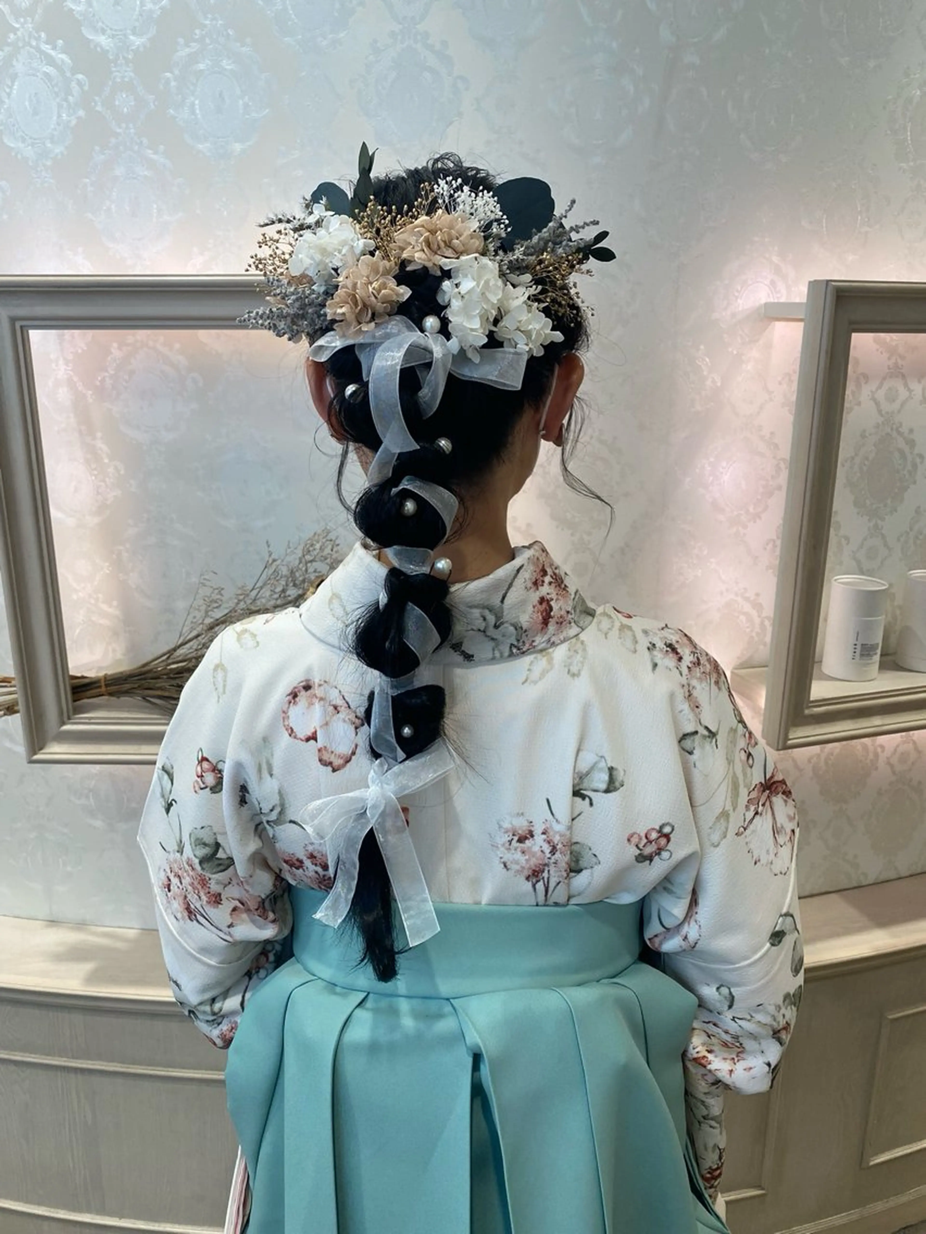 ヘアアレンジ 卒業式のヘアスタイル 着付け 🦋Misaki🦋 メンズパーマ/着付けのヘアスタイル