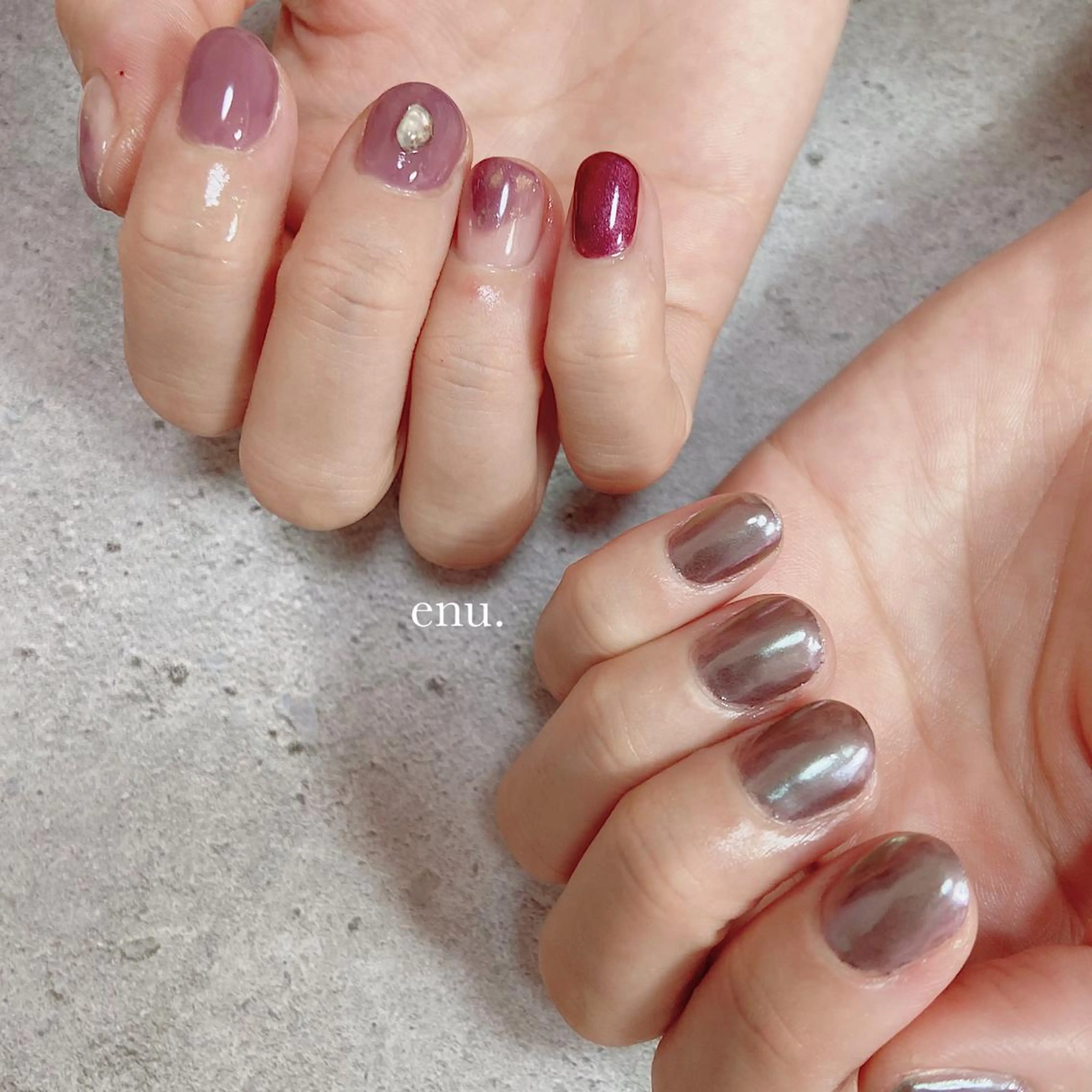 ネイル ハンドネイル enu. nanakoのネイルデザイン