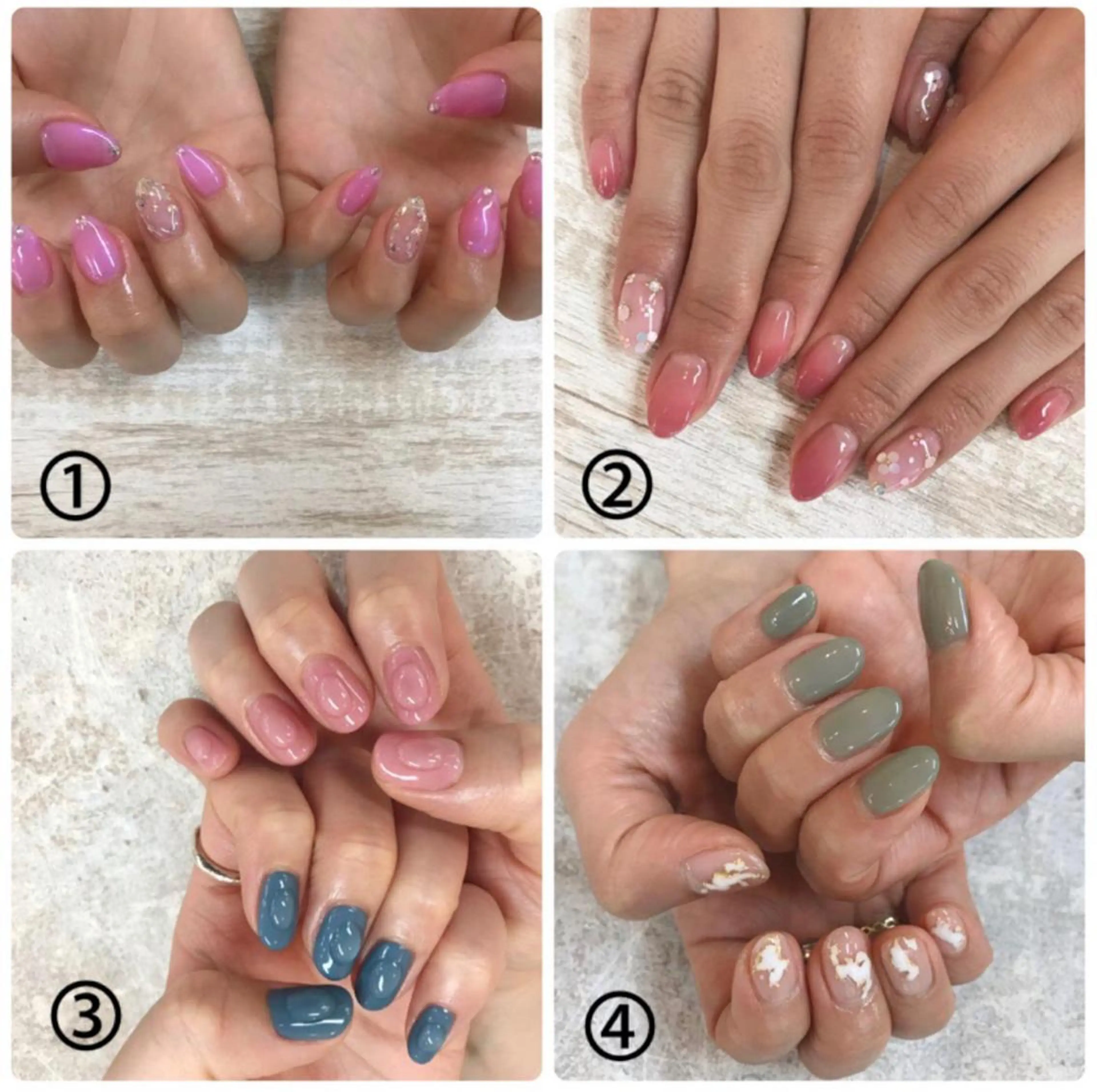 ネイル アートネイル シンプルネイル 岡本 友恵のネイルデザイン