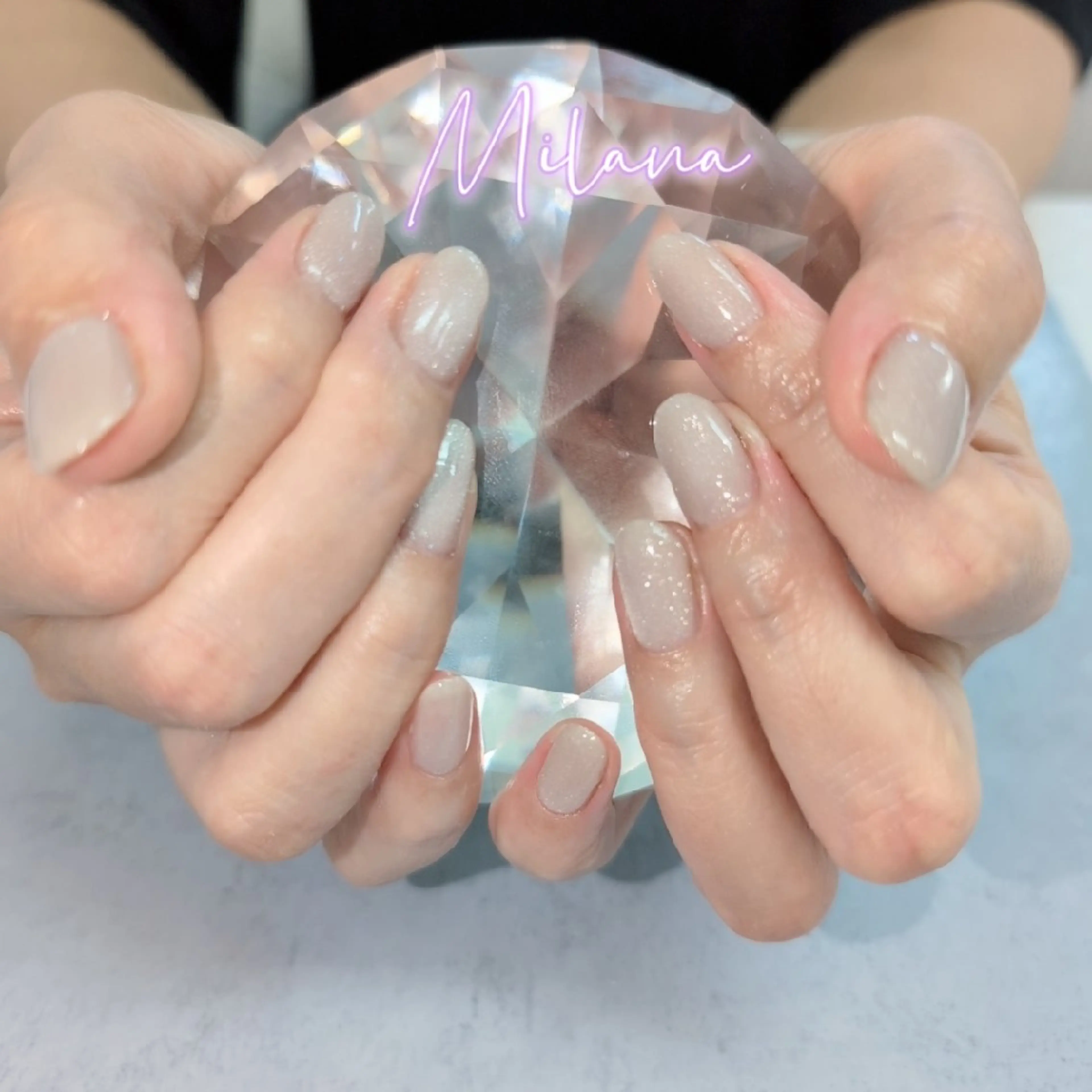 ネイル ワンカラーネイル ハンドネイル Milana 川瀬のネイルデザイン