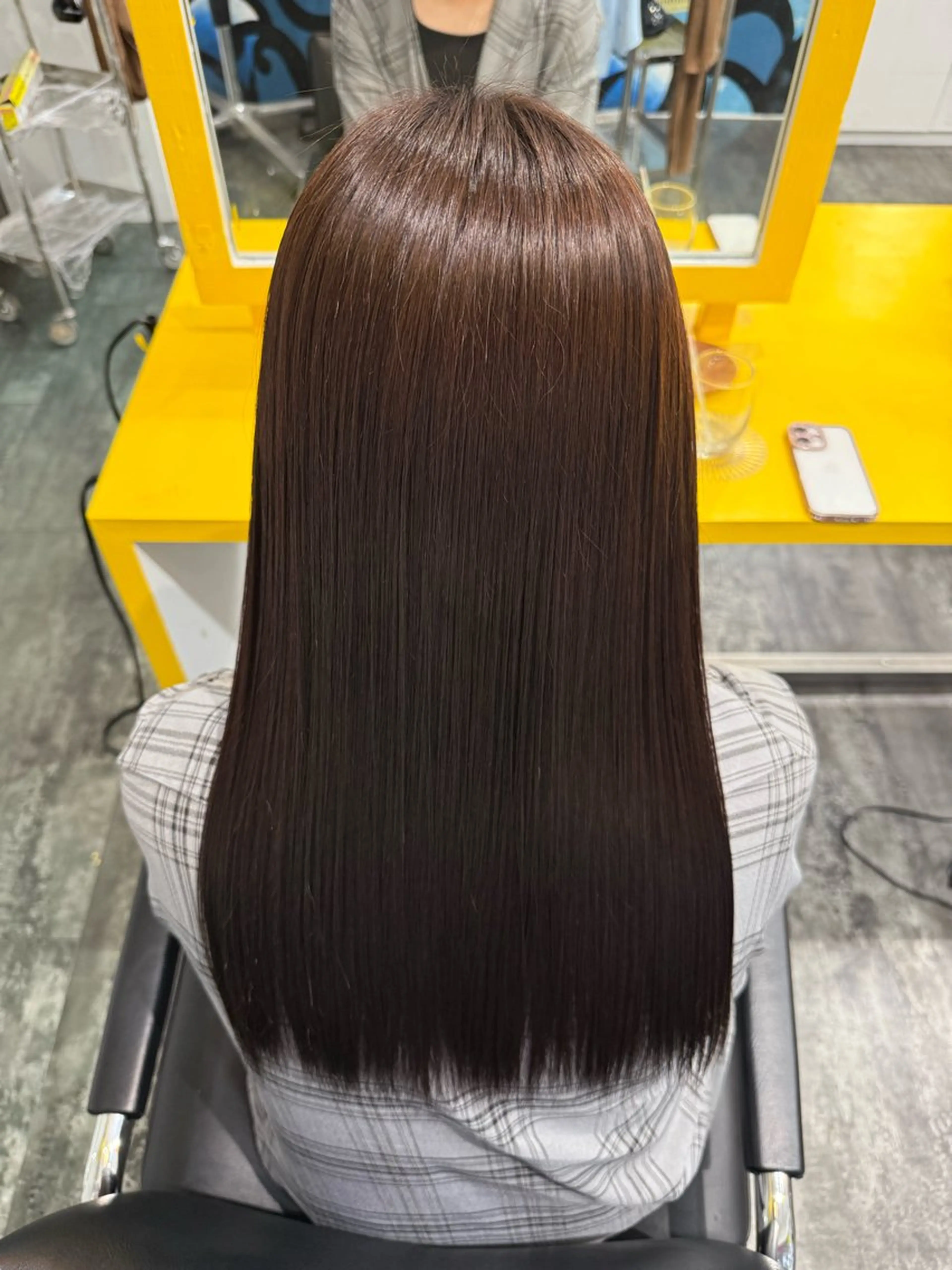 ロング カット 縮毛矯正 LOMARLIE/ NATUMIのヘアスタイル