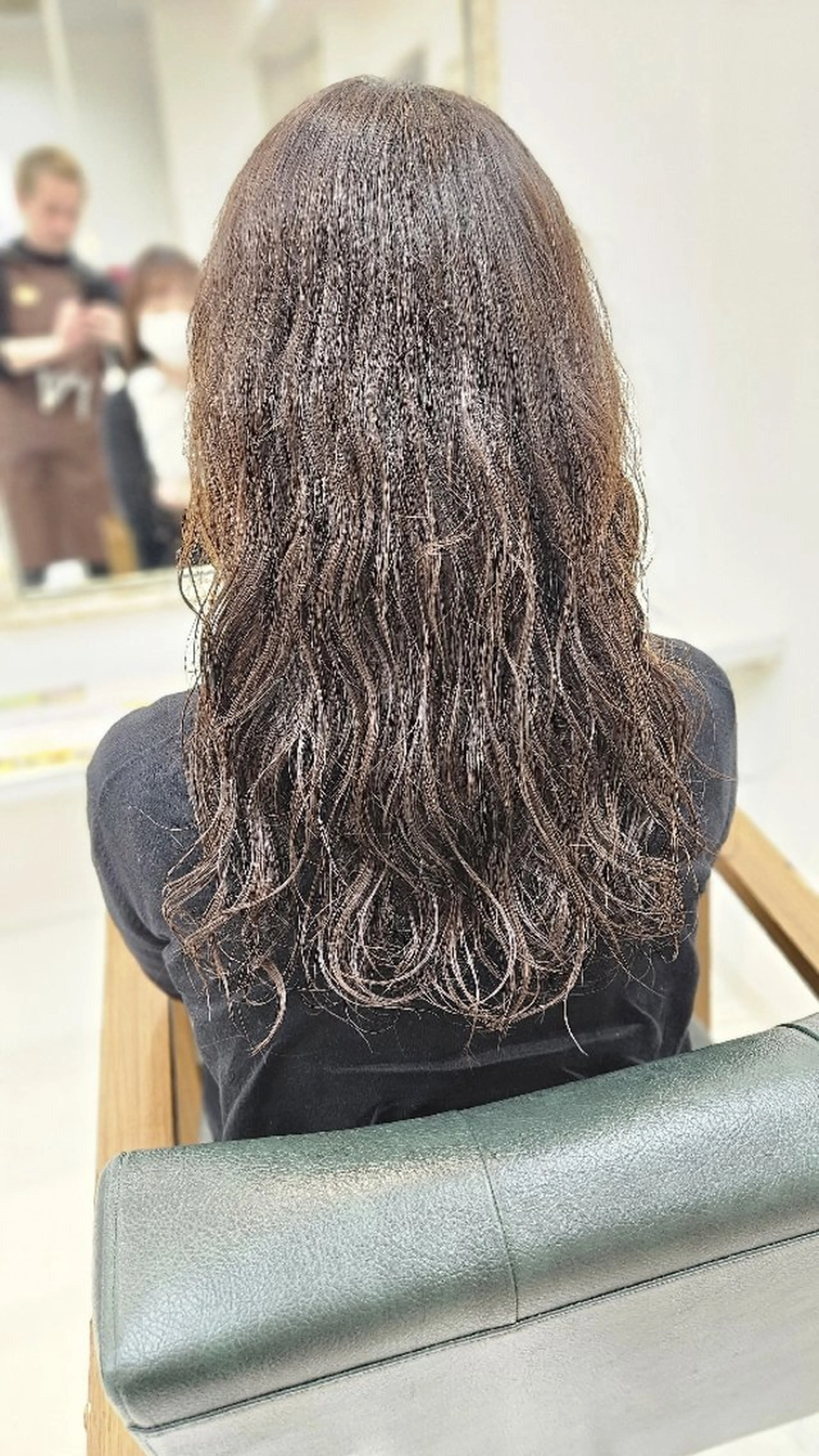 ロング カット パーマ 林慶吾/ショートボブ /デザインカラーのヘアスタイル