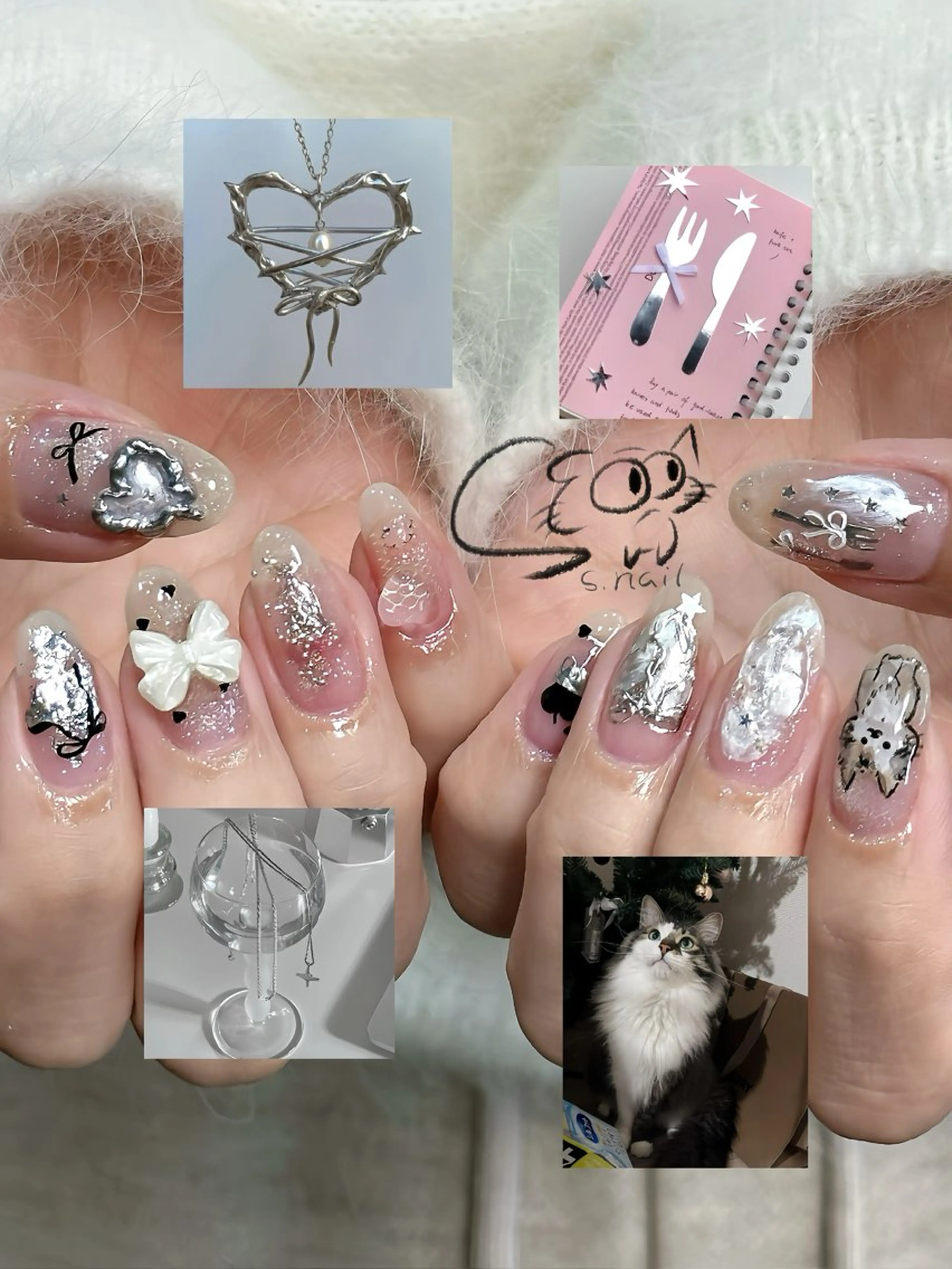 ネイル アートネイル チークネイル フレンチネイル グラデーション マグネットネイル ハンドネイル S.nail所属・S.nail _のネイルデザイン