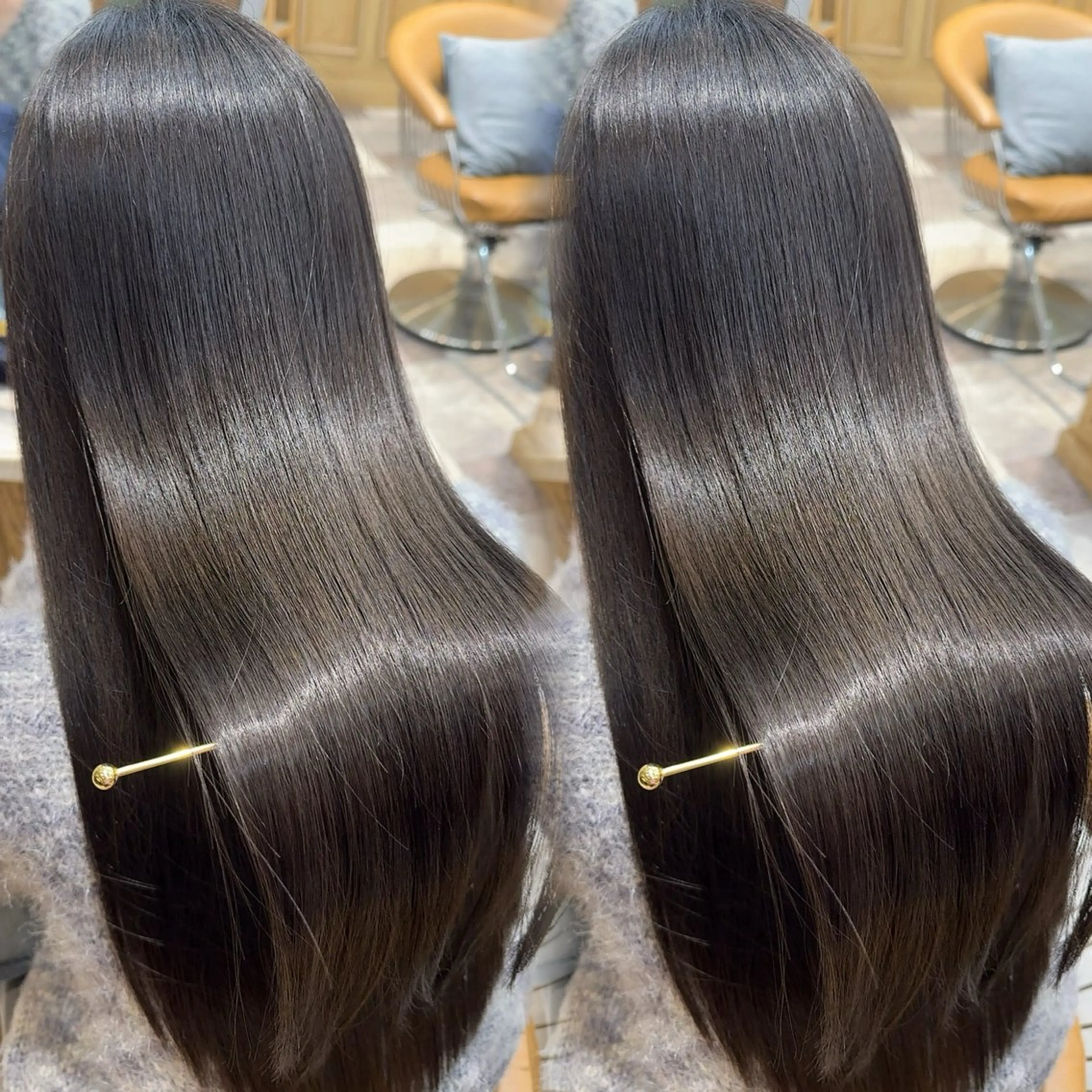 ロング トリートメント 服部大地/ブリーチ 無しWカラー髪質改善のヘアスタイル