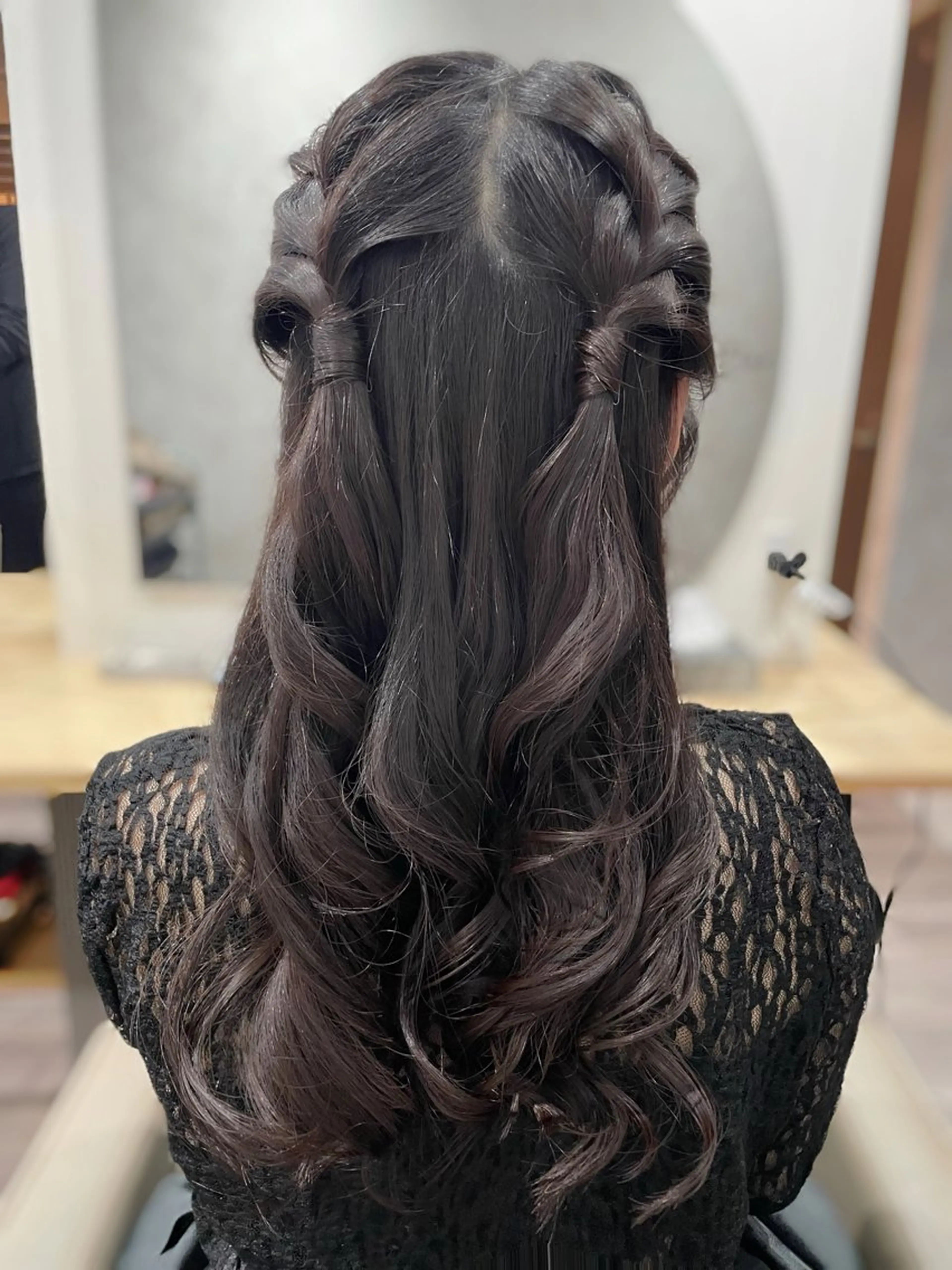 ヘアアレンジ ツインテール 結婚式・ブライダル ヘアセット Noe' Akariのヘアスタイル