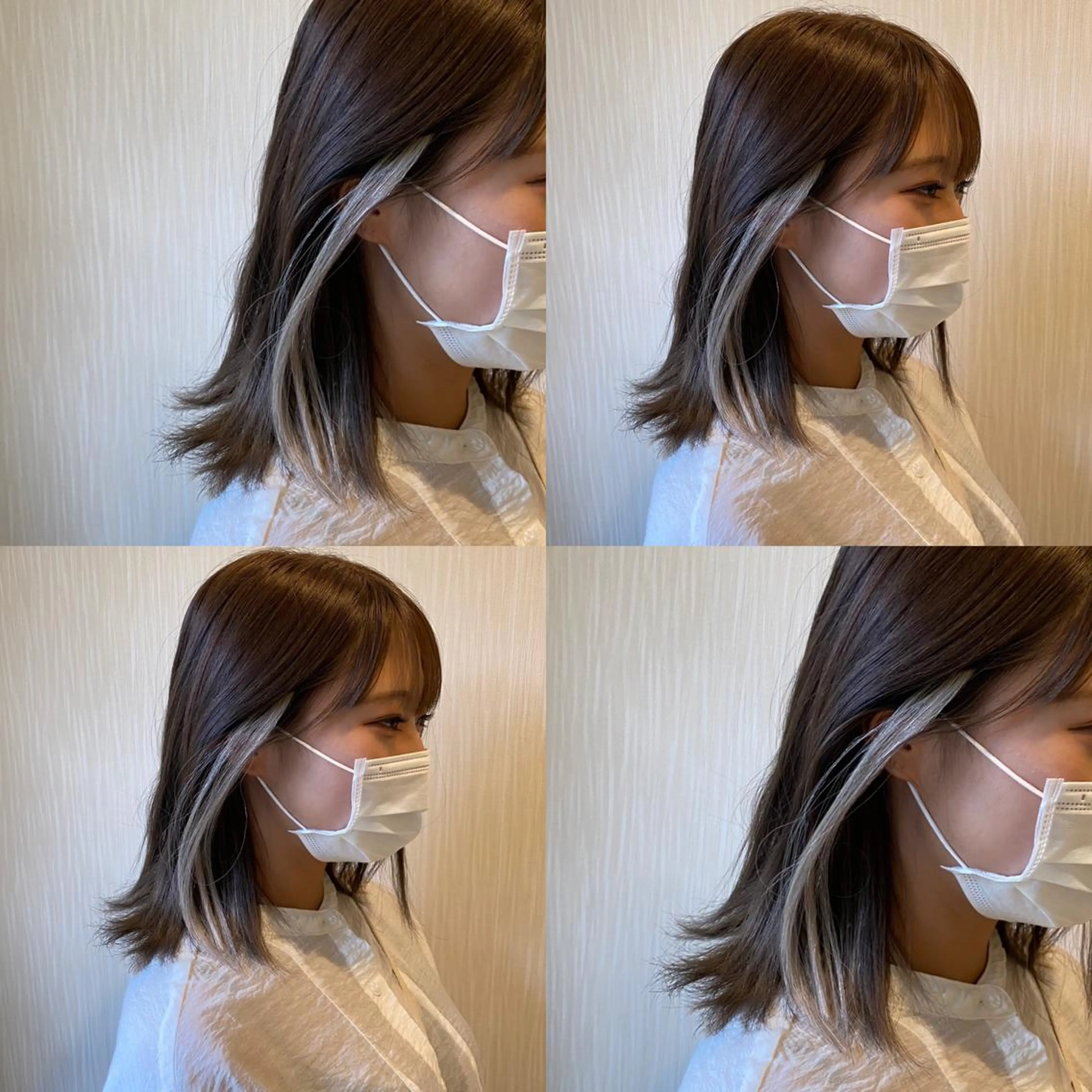 ミディアム カラー ヘアアレンジ インナーカラー エクステ ekolu北梅田店所属・梅田中崎町髪質改善 /オキヒロト/エコルのヘアスタイル