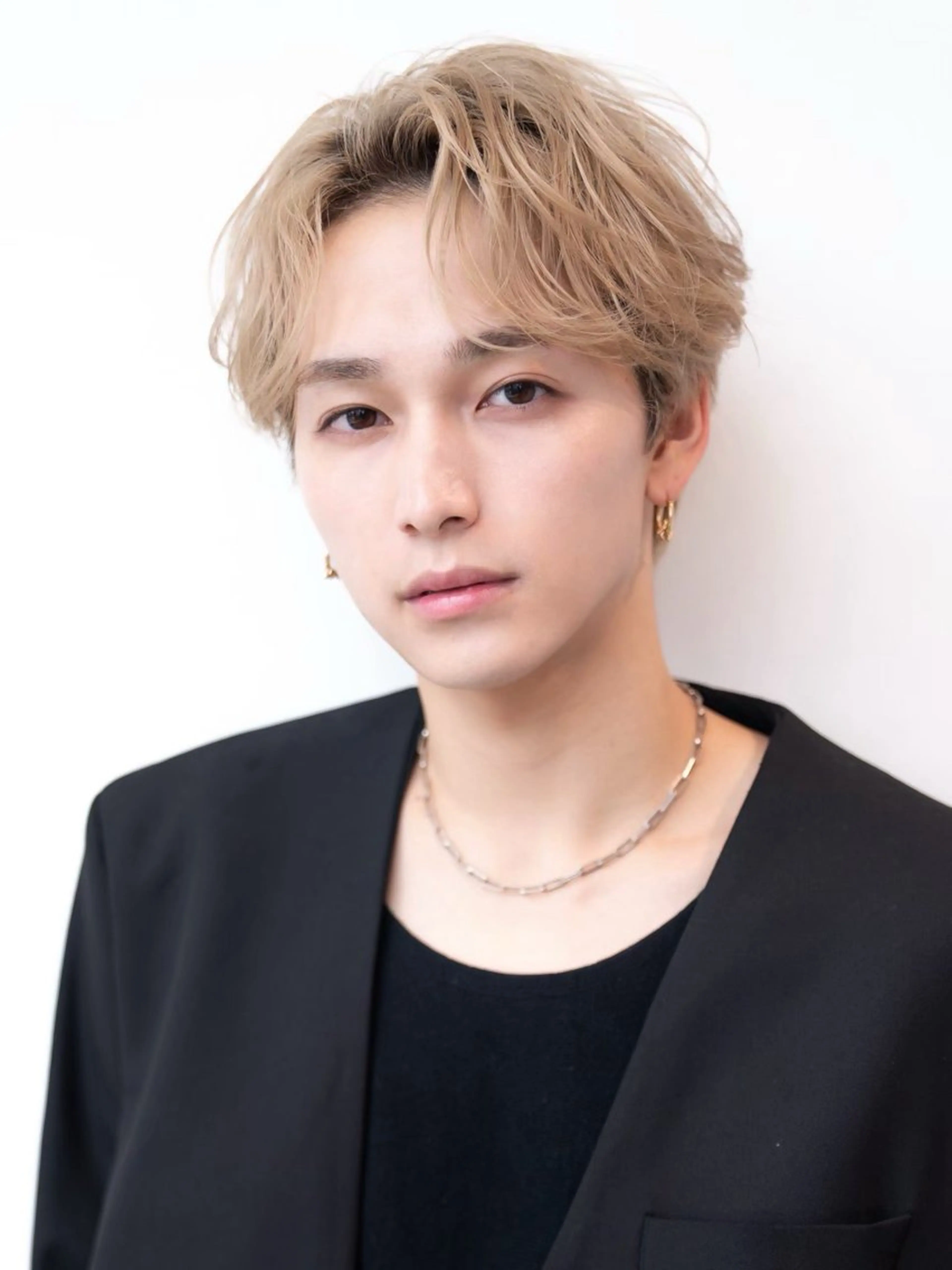 メンズ センターパート メンズ韓国風 カット 渋谷駅/ボブパーマ/ レイヤー/ケンコウのヘアスタイル