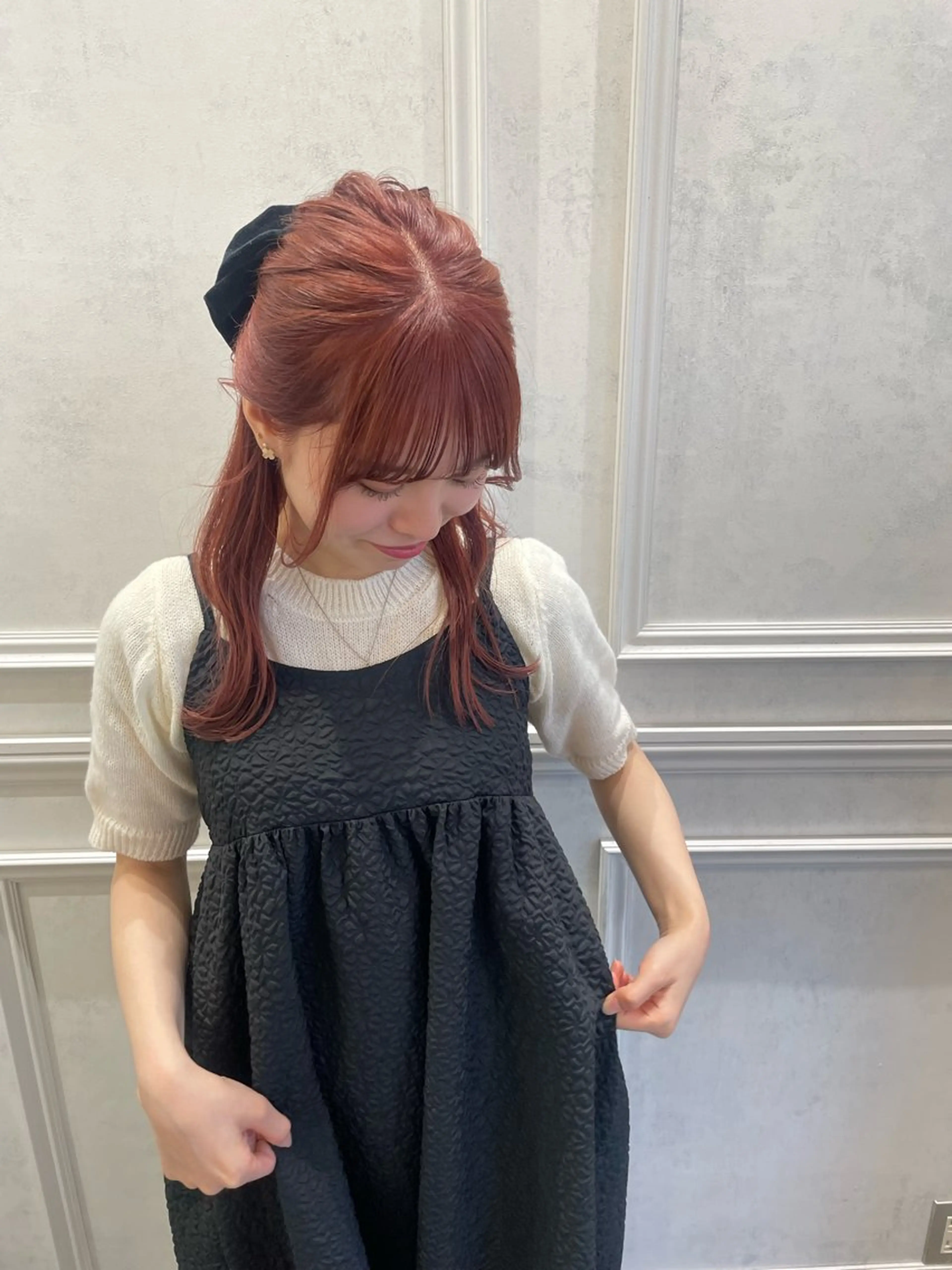 ロング カラー efesto大槻 由菜のヘアスタイル